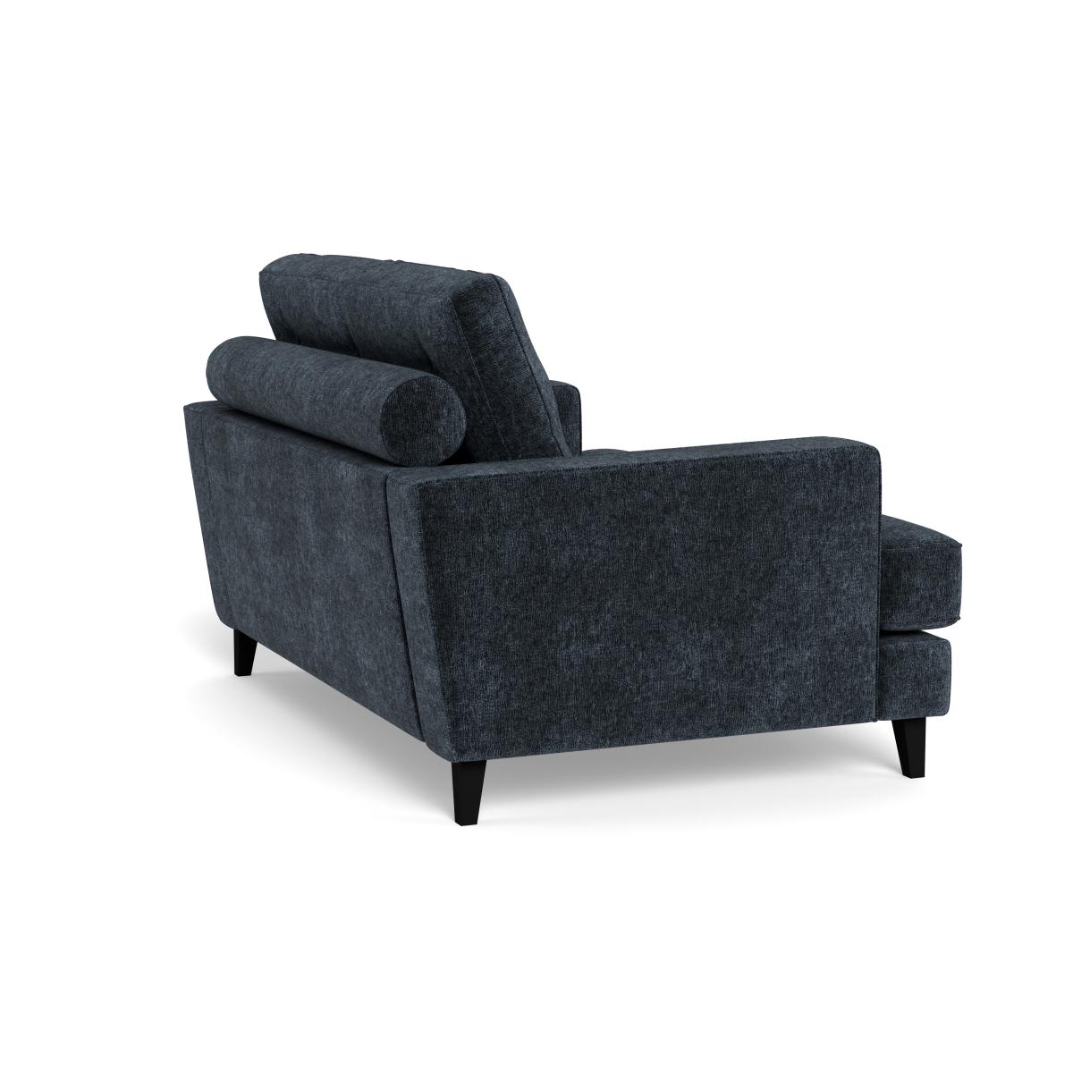 Heal's Mistral Loveseat Boucle Velvet Space Natural Beech Feet – image 4