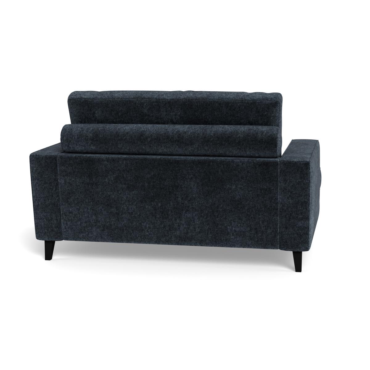 Heal's Mistral Loveseat Boucle Velvet Space Natural Beech Feet – image 5