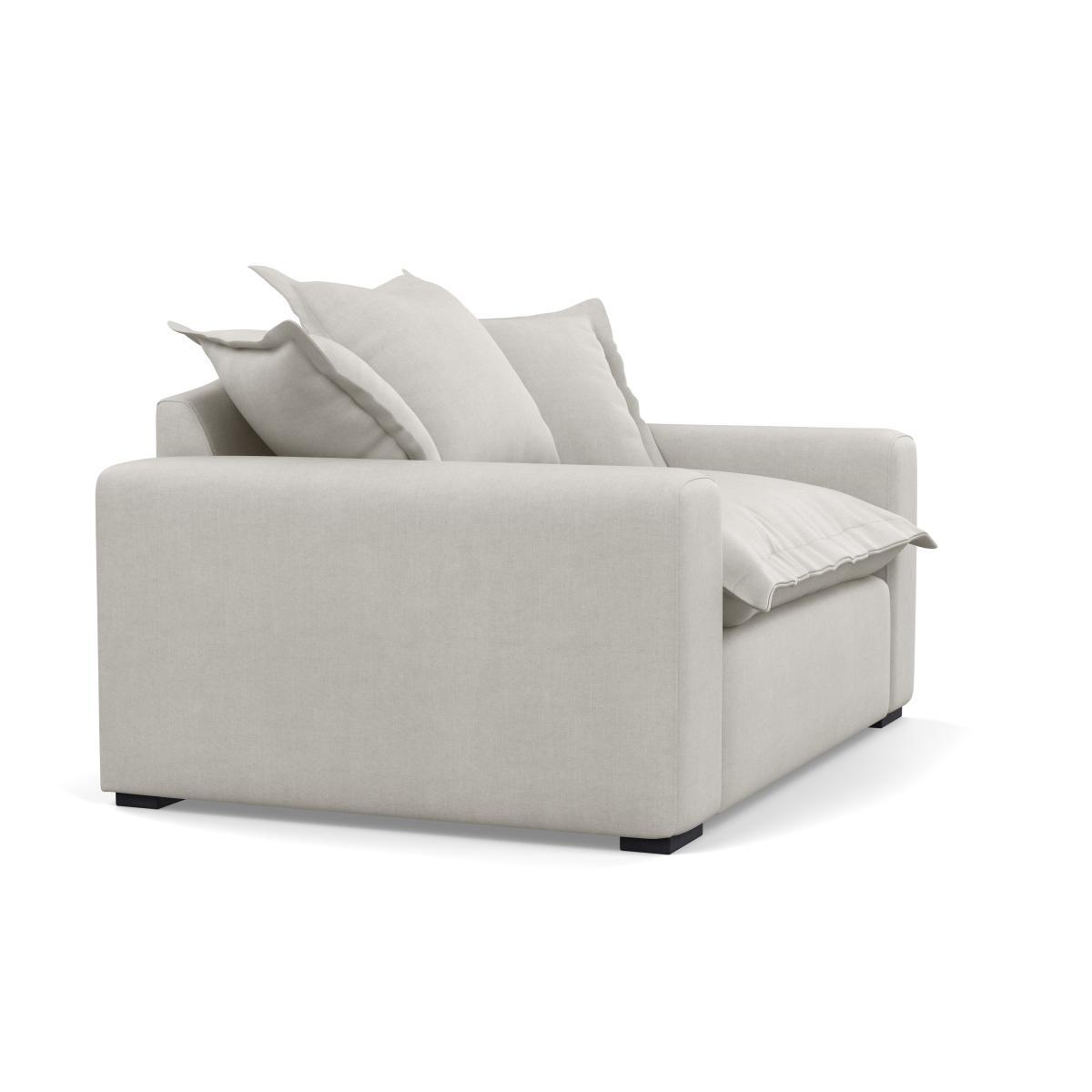 Heal's Brompton Loveseat Capelo LinenCotton Sea Salt Walnut Stain Feet - Heal's UK Furniture – image 2