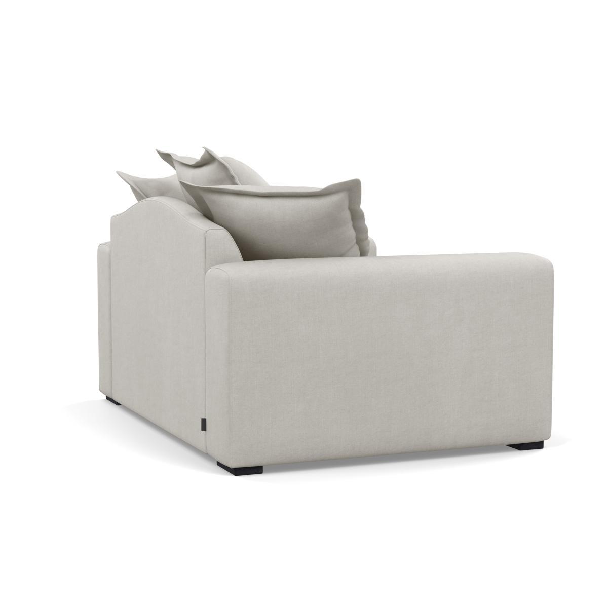 Heal's Brompton Loveseat Capelo LinenCotton Sea Salt Walnut Stain Feet - Heal's UK Furniture – image 4