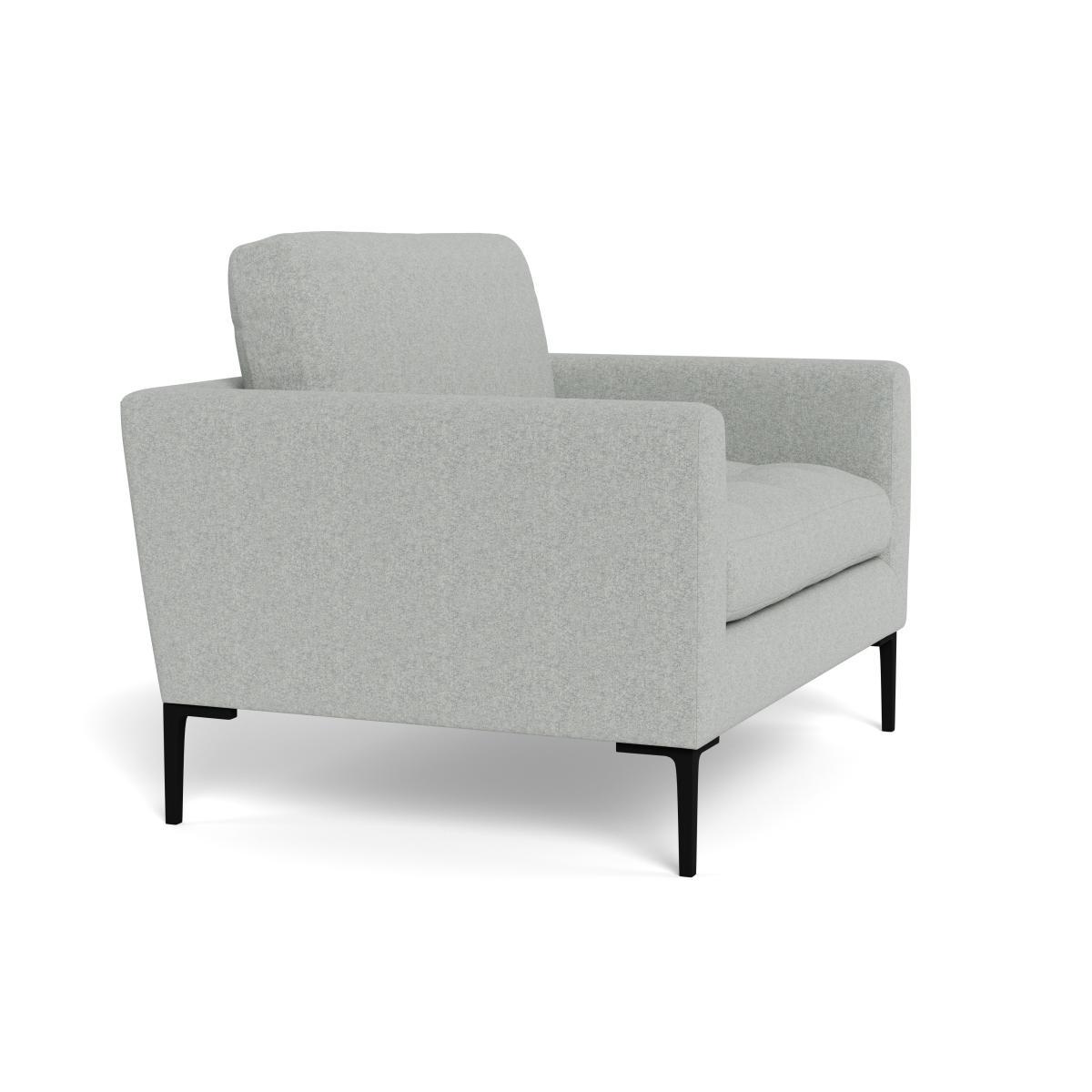 Heal's Eton Loveseat Melton Wool Limestone Brass Feet - Heal's UK Furniture – image 2