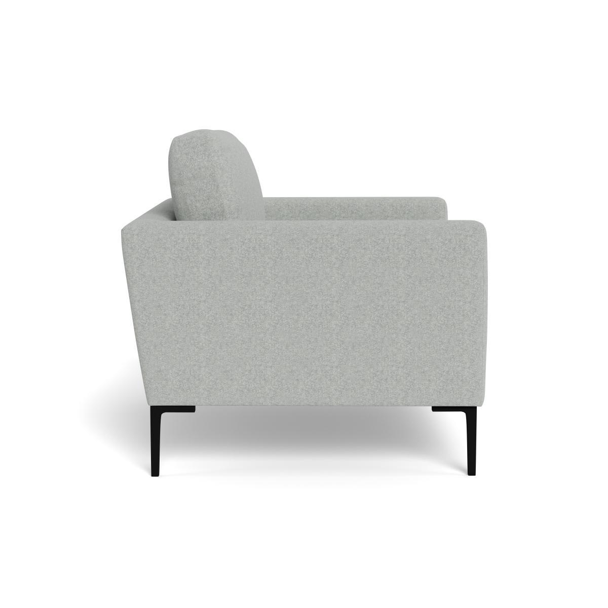 Heal's Eton Loveseat Melton Wool Limestone Brass Feet - Heal's UK Furniture – image 3