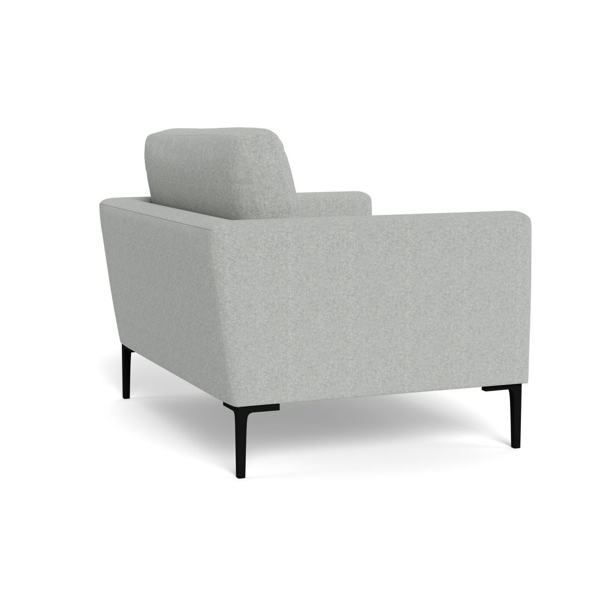 Heal's Eton Loveseat Melton Wool Limestone Brass Feet - Heal's UK Furniture – image 4
