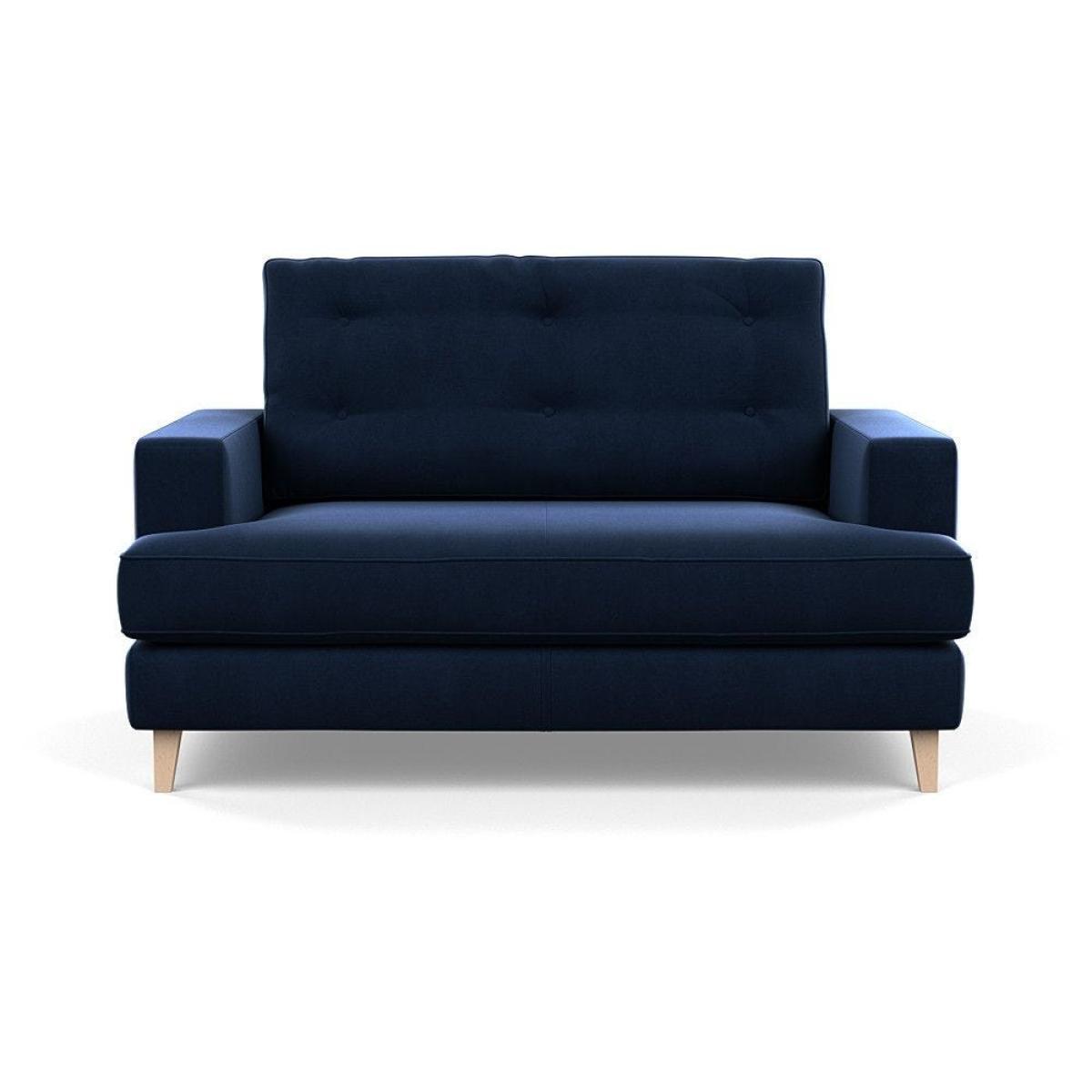 Heal's Mistral Loveseat Cotton Grain Black Feet - Heal's UK Furniture – image 2