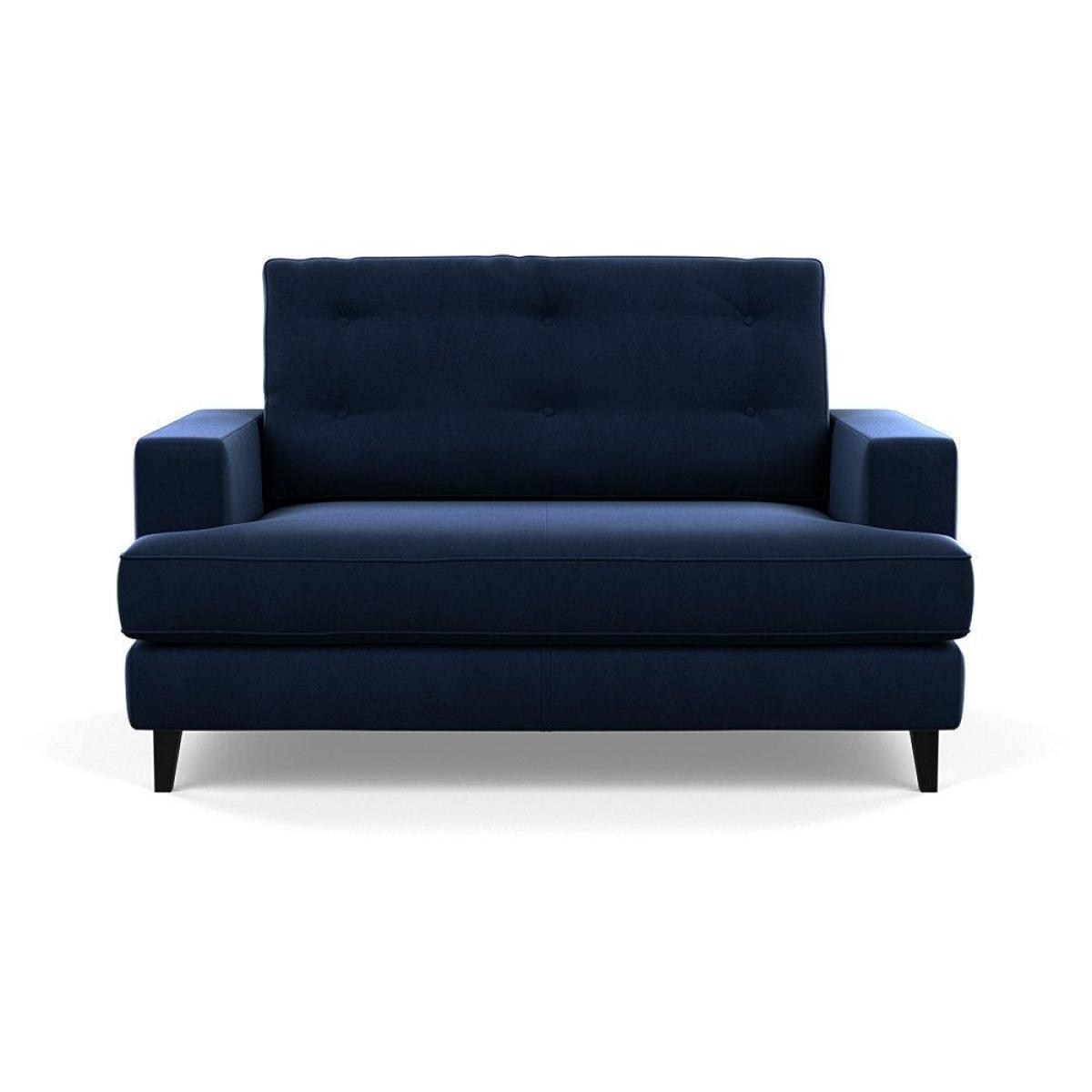 Heal's Mistral Loveseat Cotton Grain Black Feet - Heal's UK Furniture – image 16