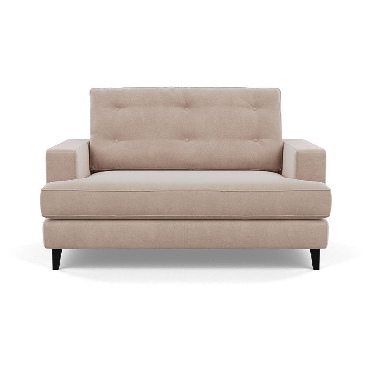 Heal's Mistral Loveseat Cotton Grain Black Feet - Heal's UK Furniture – image 24