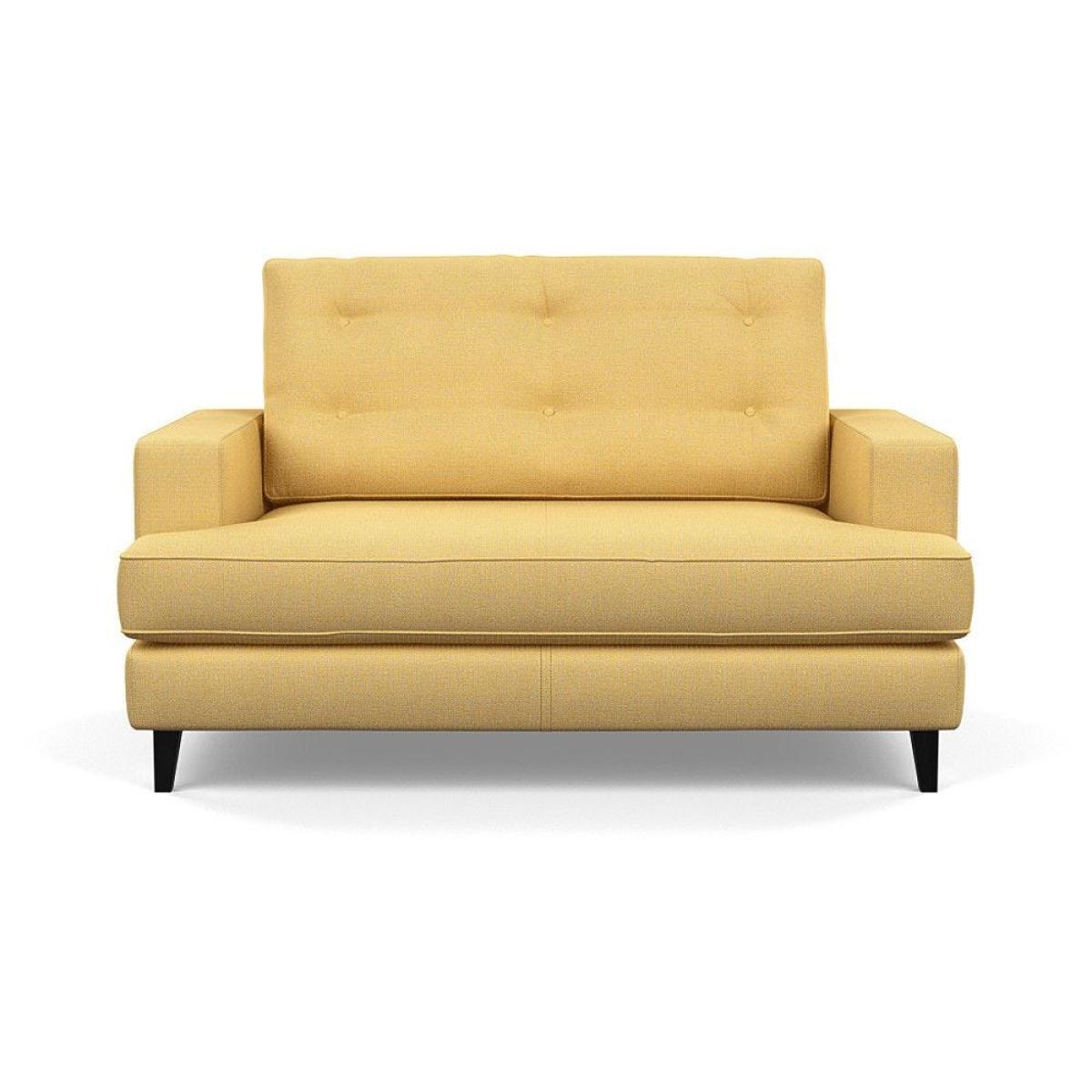 Heal's Mistral Loveseat Cotton Grain Black Feet - Heal's UK Furniture – image 57