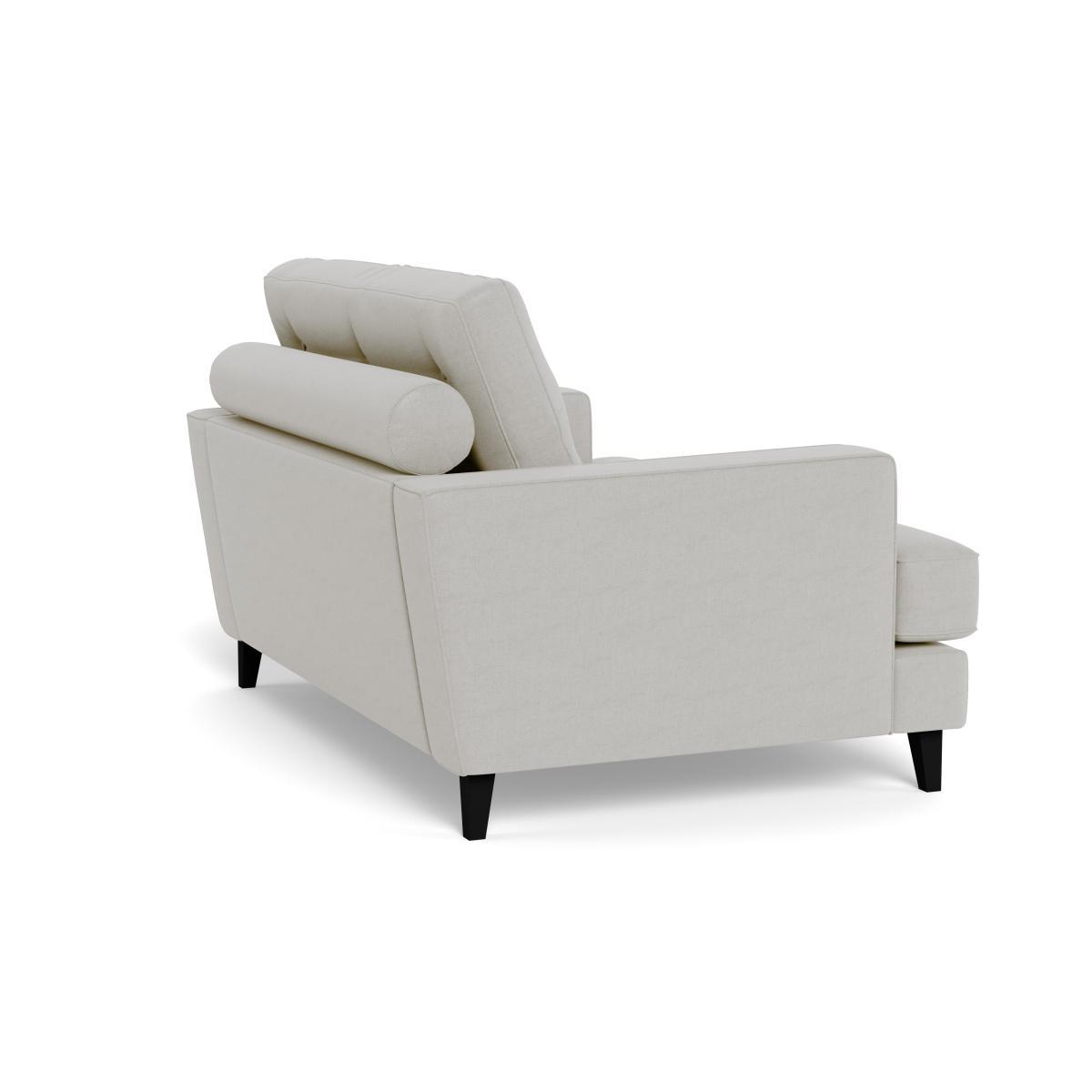 Heal's Mistral Loveseat Capelo LinenCotton Sea Salt Black Feet - Heal's UK Furniture – image 4
