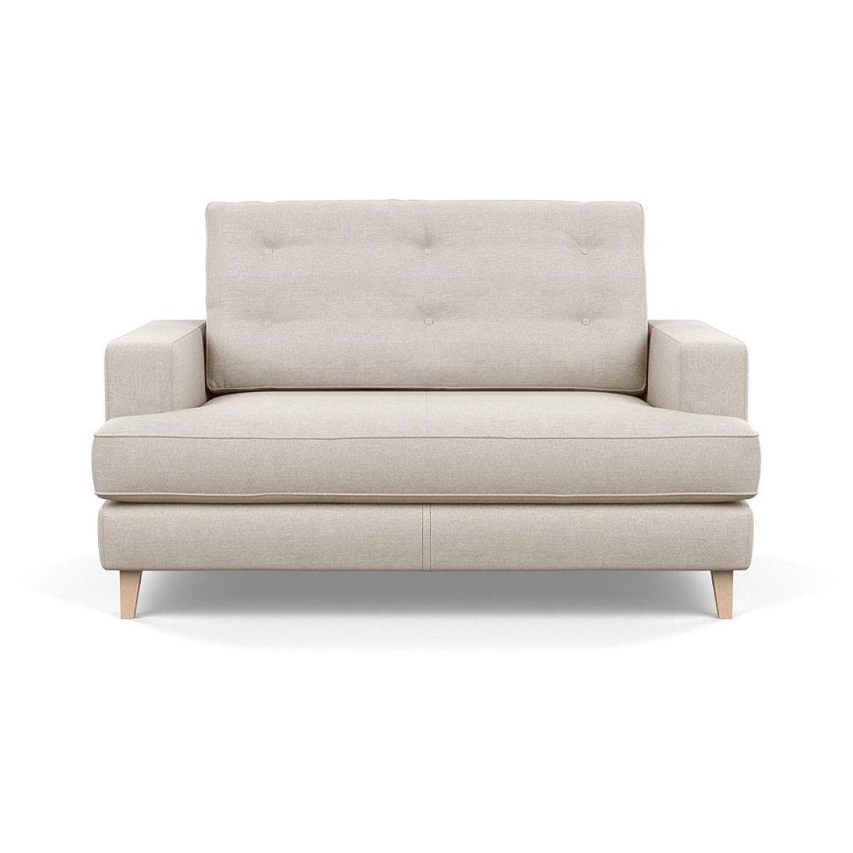 Heal's Mistral Loveseat Velvet Platinum Black Feet - Heal's UK Furniture – image 13
