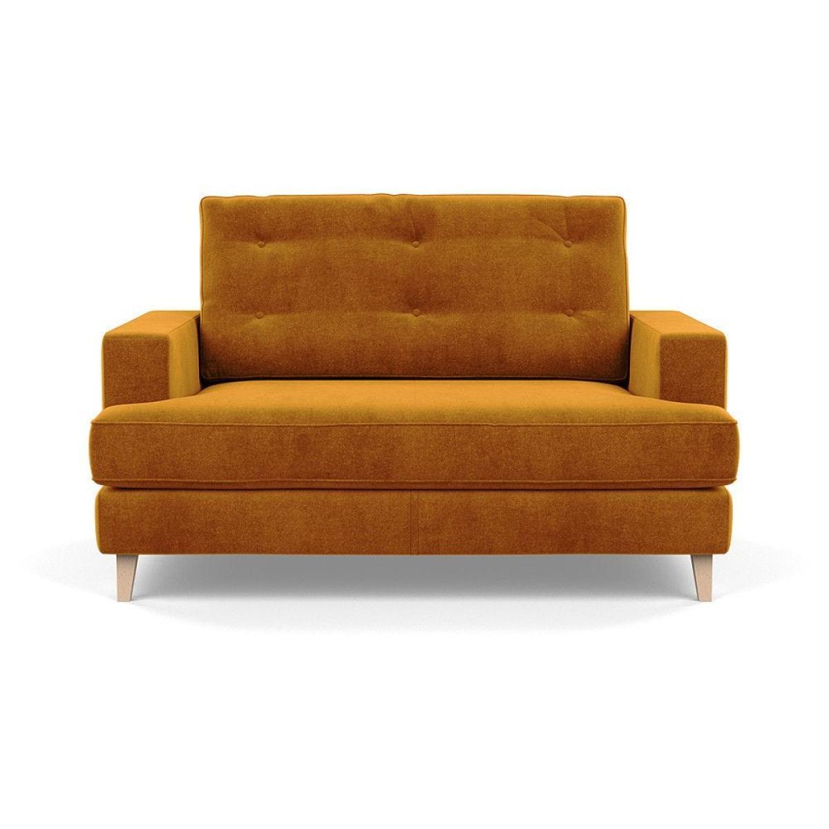 Heal's Mistral Loveseat Velvet Platinum Black Feet - Heal's UK Furniture – image 40