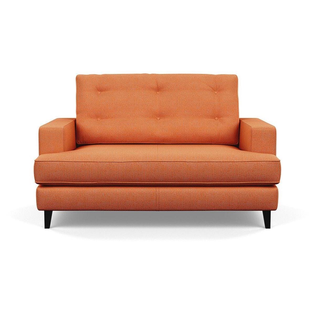 Heal's Mistral Loveseat Velvet Platinum Black Feet - Heal's UK Furniture – image 49