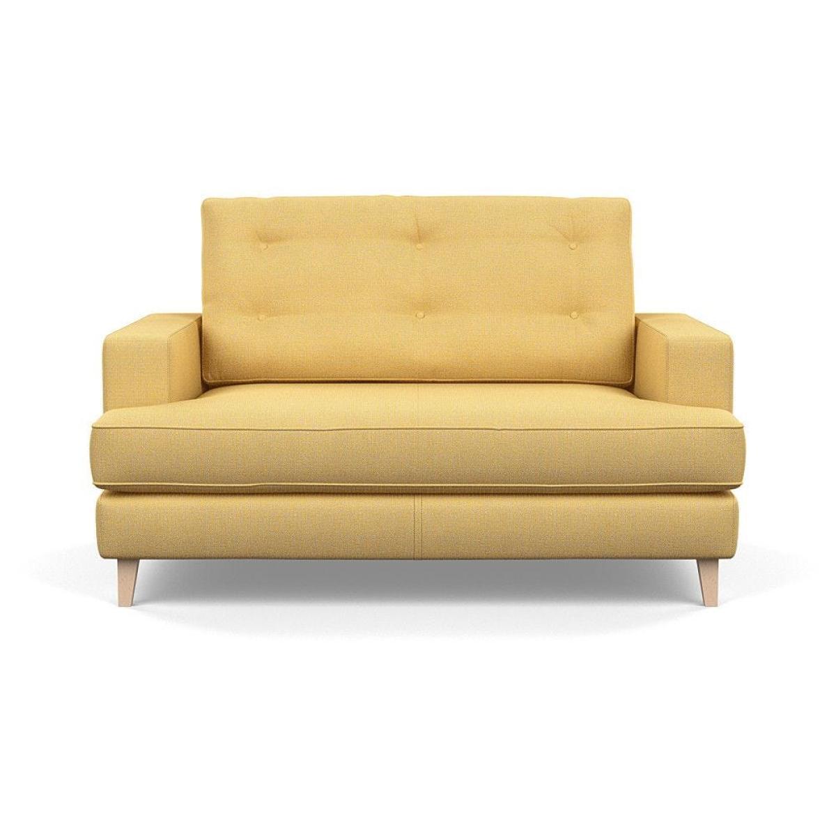 Heal's Mistral Loveseat Velvet Platinum Black Feet - Heal's UK Furniture – image 53