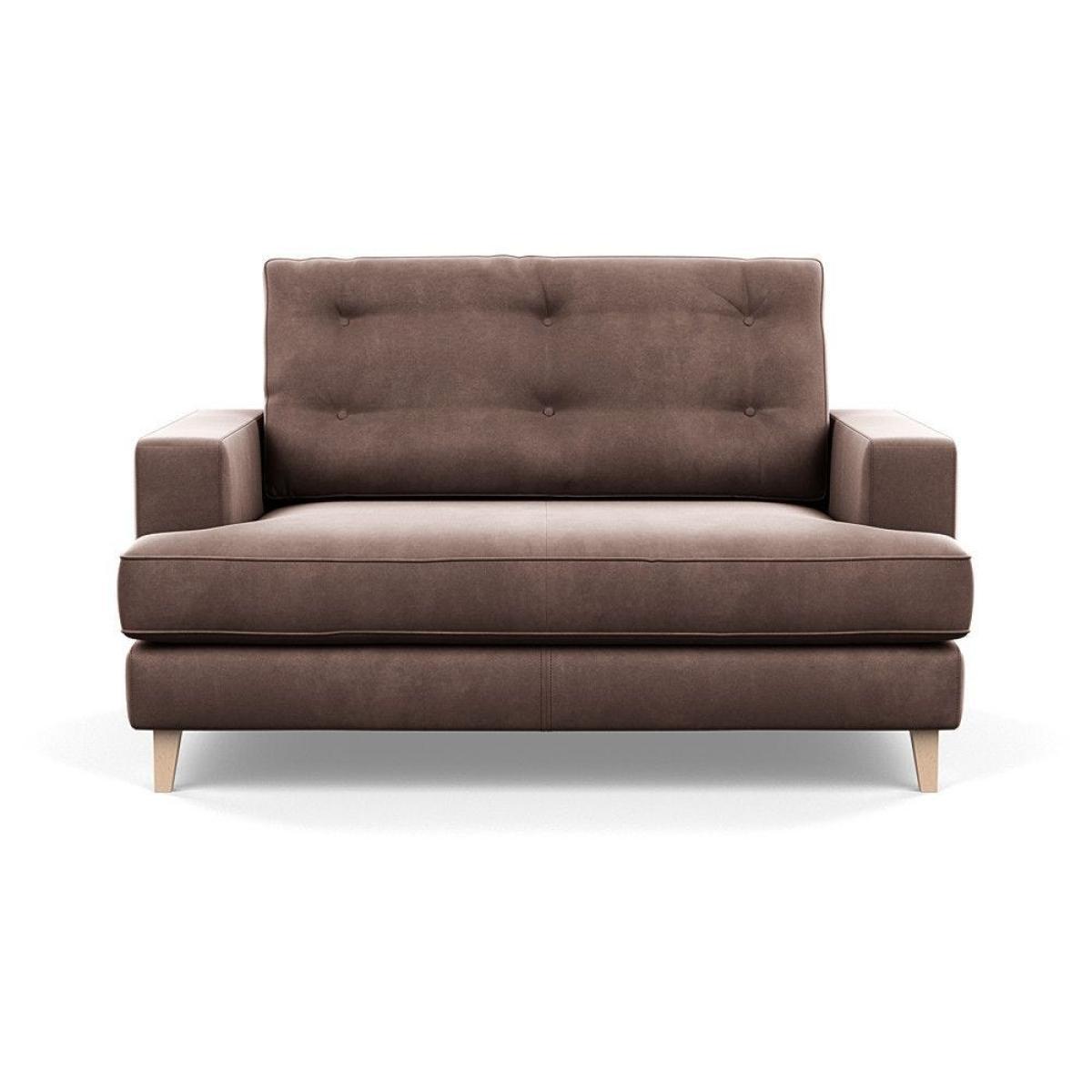 Heal's Mistral Loveseat Velvet Platinum Black Feet - Heal's UK Furniture – image 77