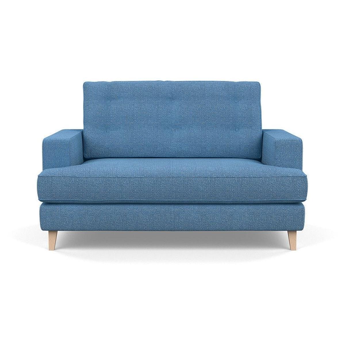Heal's Mistral Loveseat Velvet Platinum Black Feet - Heal's UK Furniture – image 80