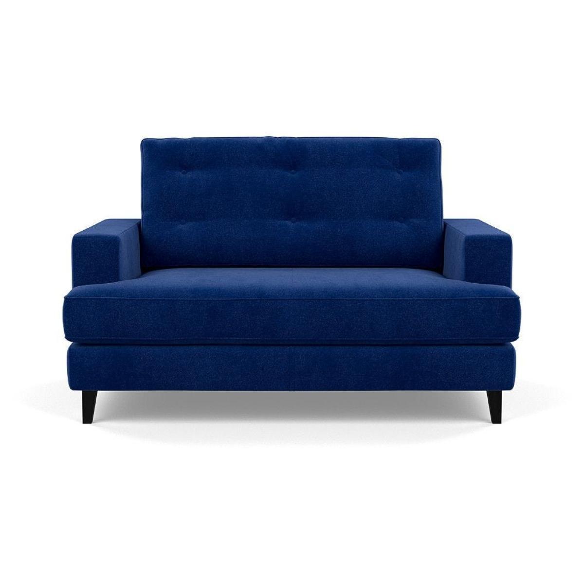 Heal's Mistral Loveseat Velvet Platinum Black Feet - Heal's UK Furniture – image 82