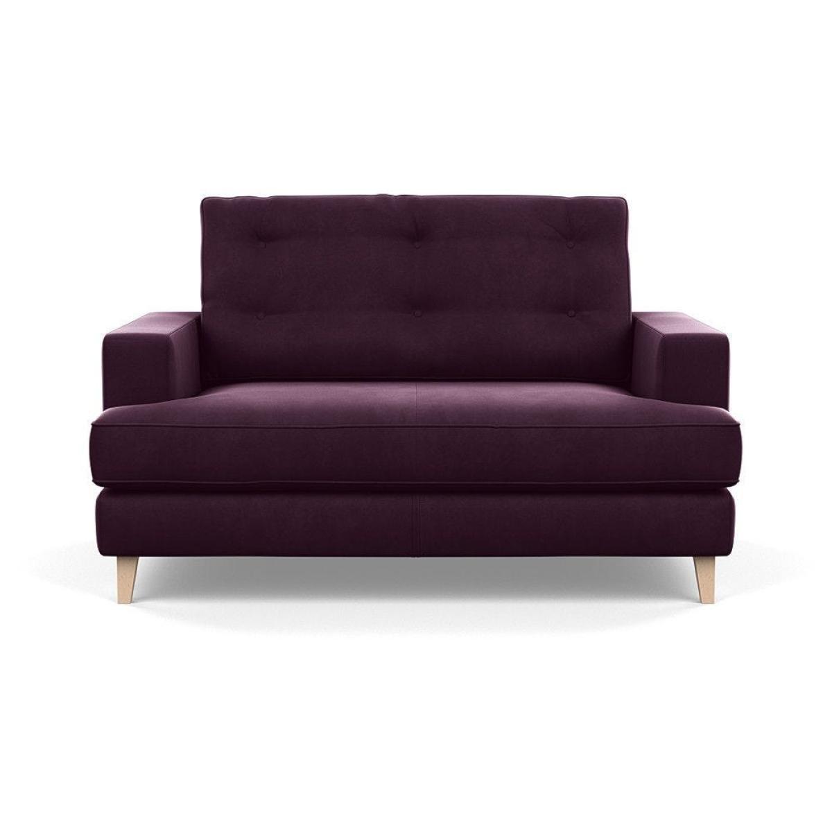 Heal's Mistral Loveseat Velvet Platinum Black Feet - Heal's UK Furniture – image 83