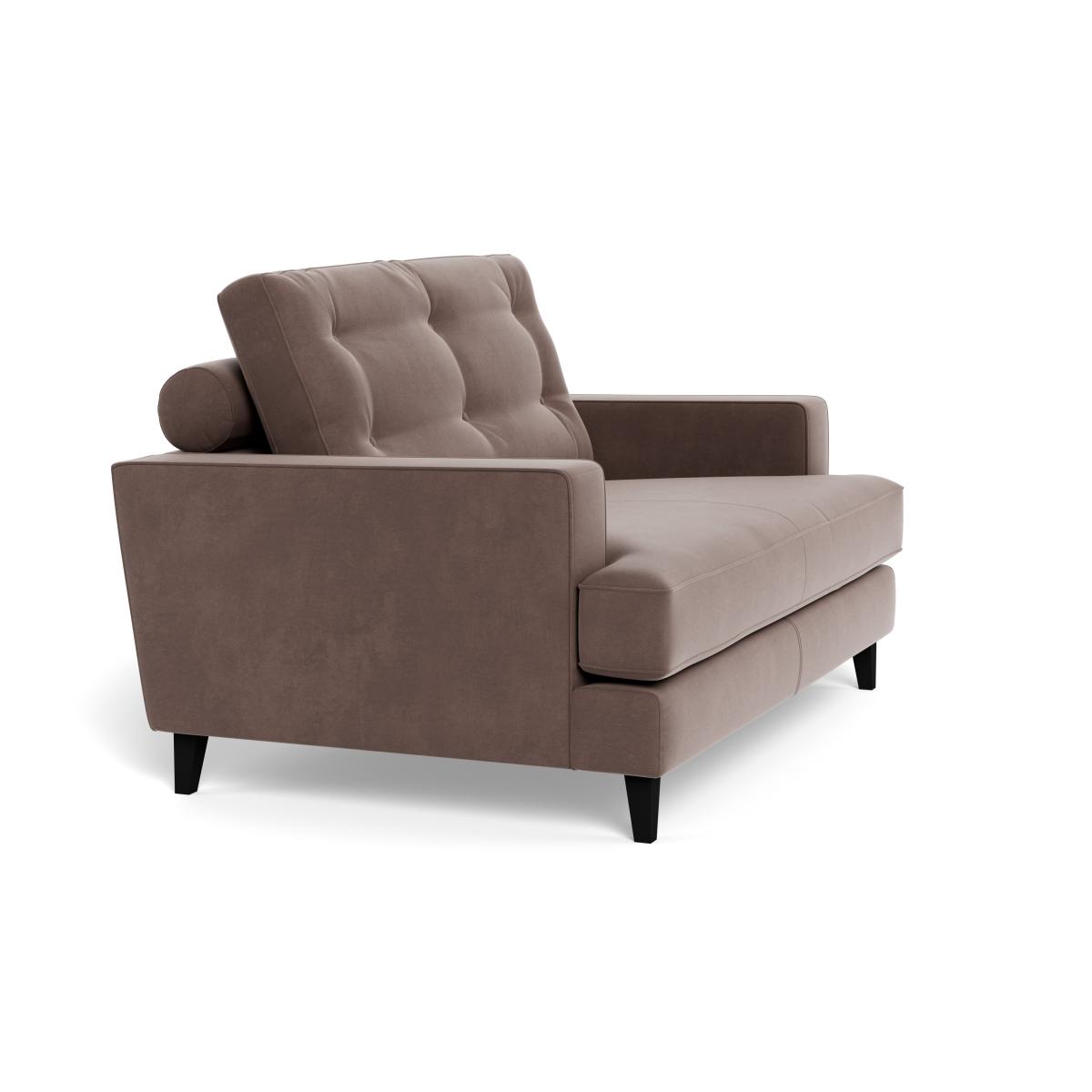 Heal's Mistral Loveseat Smart Velvet Mouse Natural Feet – image 3