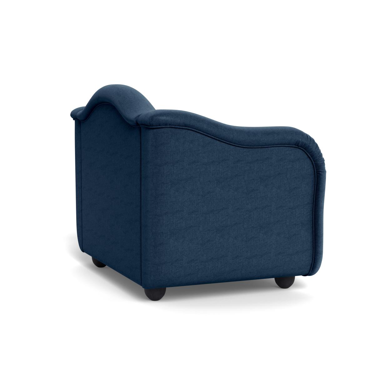 Heal's Tetbury Loveseat Capleo Linen-Cotton Inkspot Black Beech Feet – image 5