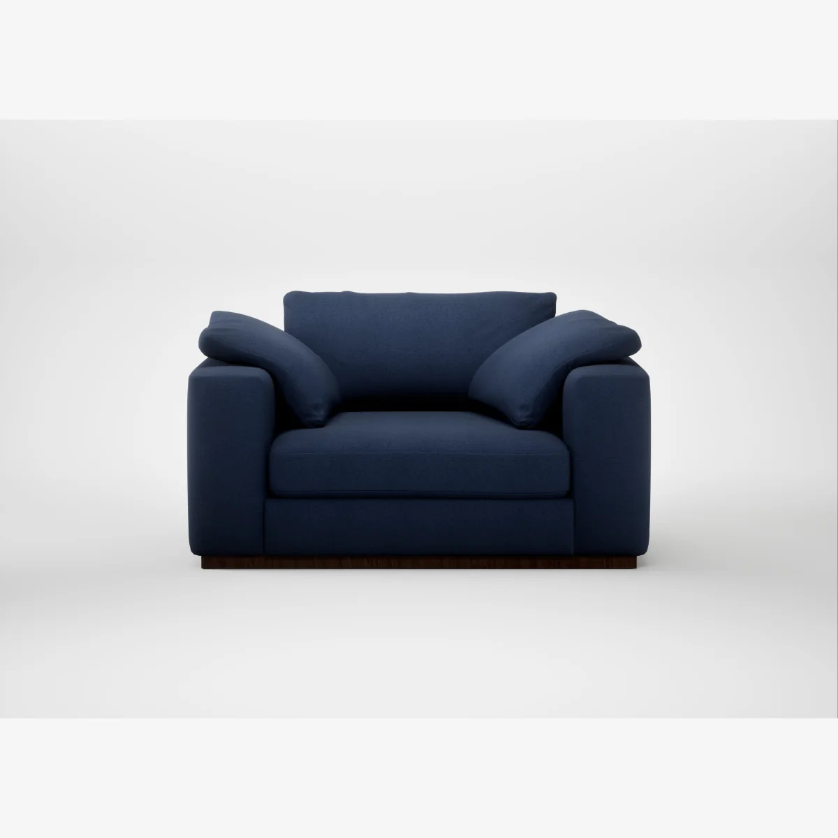 Heal's Trento Loveseat Capelo Linen-Cotton Inkspot – image 1