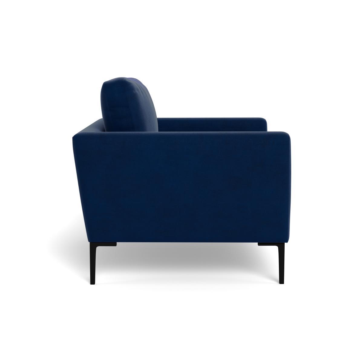 Heal's Eton Loveseat Velvet Midnight Brass Feet - Heal's UK Furniture – image 3
