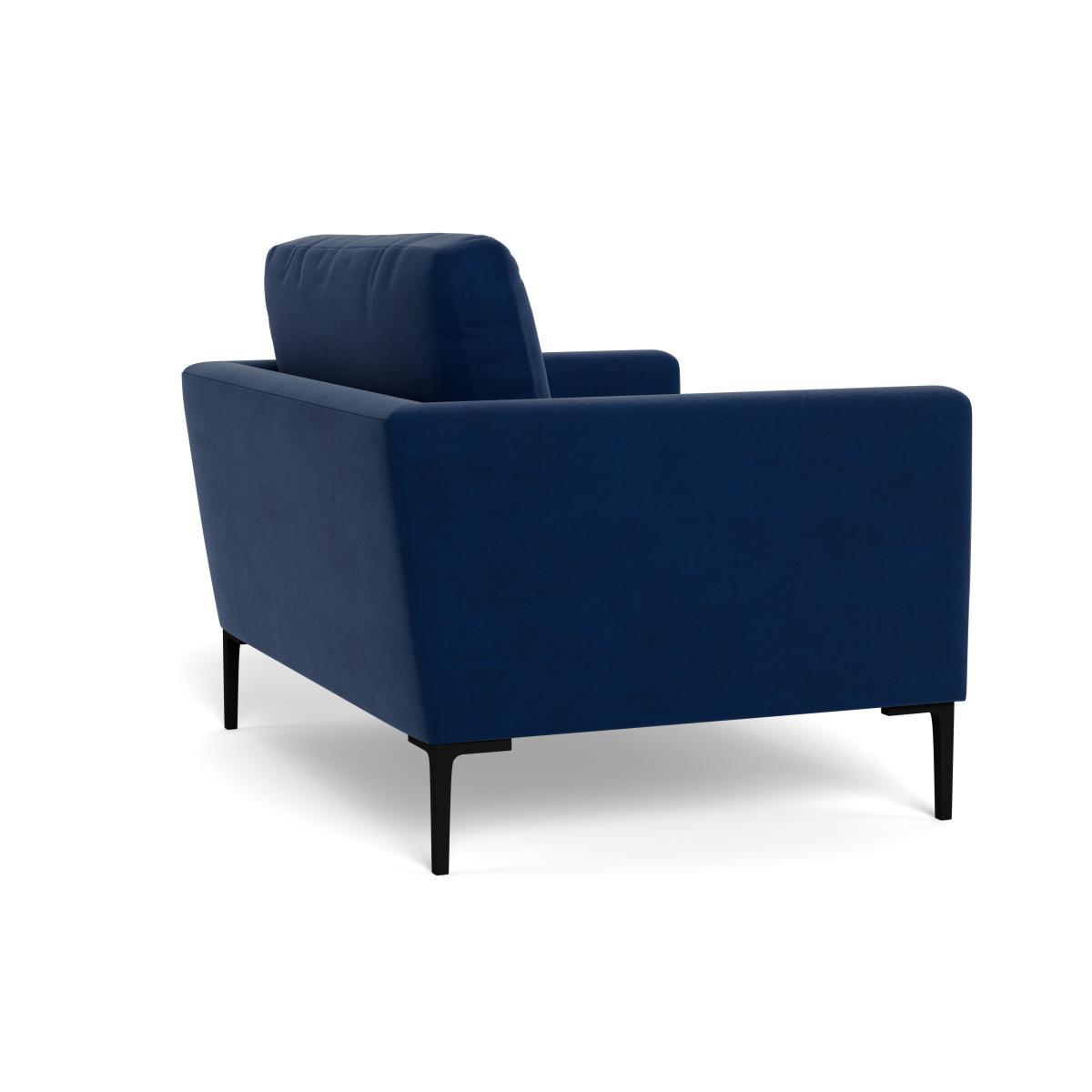Heal's Eton Loveseat Velvet Midnight Brass Feet - Heal's UK Furniture – image 4