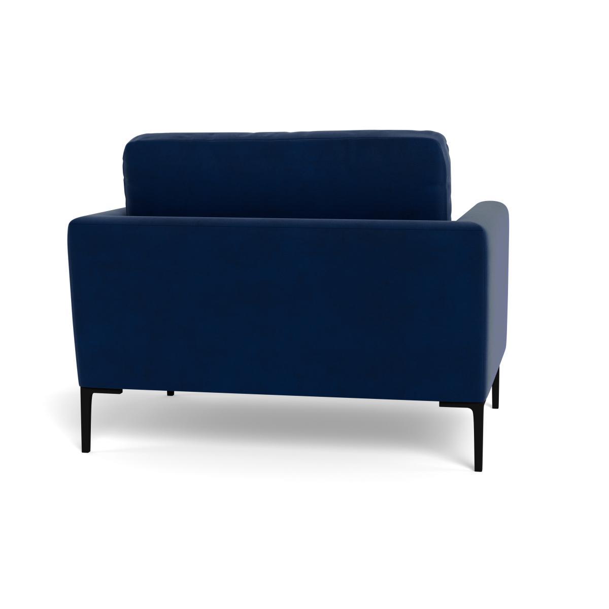 Heal's Eton Loveseat Velvet Midnight Brass Feet - Heal's UK Furniture – image 5