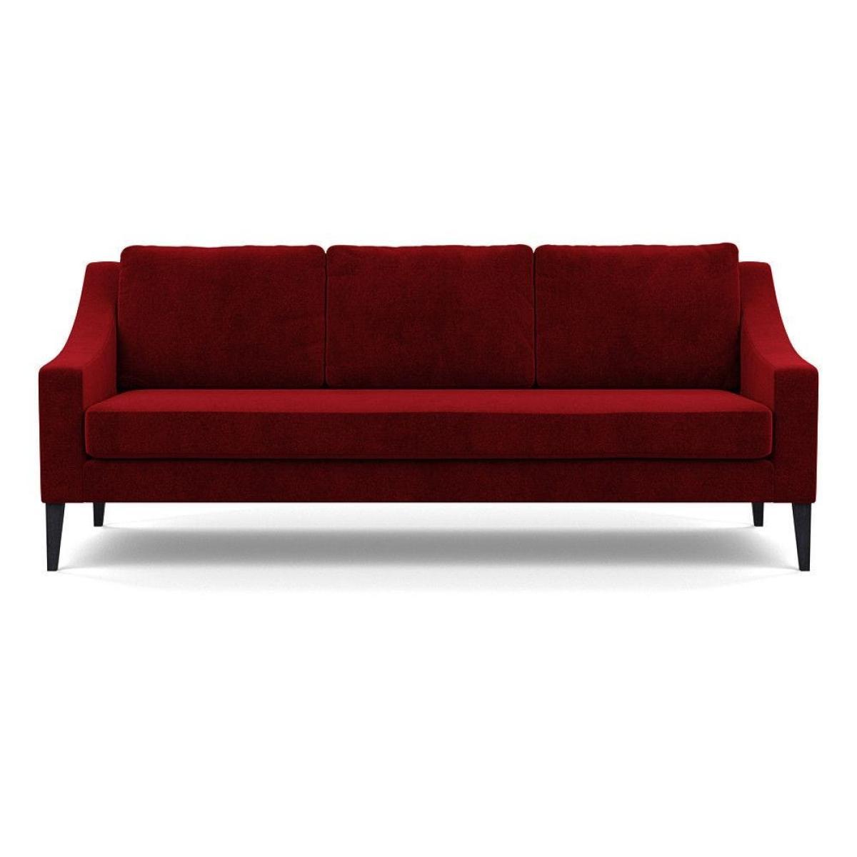 Heal's Eton Loveseat Smart Luxe Velvet Mushroom Black Feet - Heal's UK Furniture – image 16