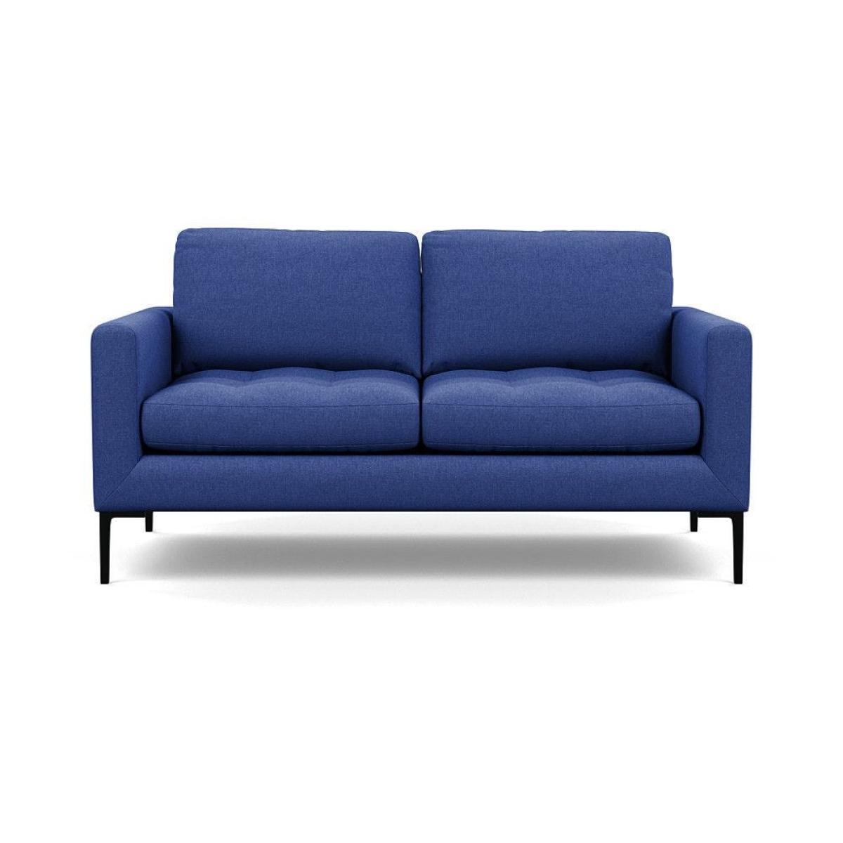 Heal's Eton Loveseat Smart Luxe Velvet Mushroom Black Feet - Heal's UK Furniture – image 19