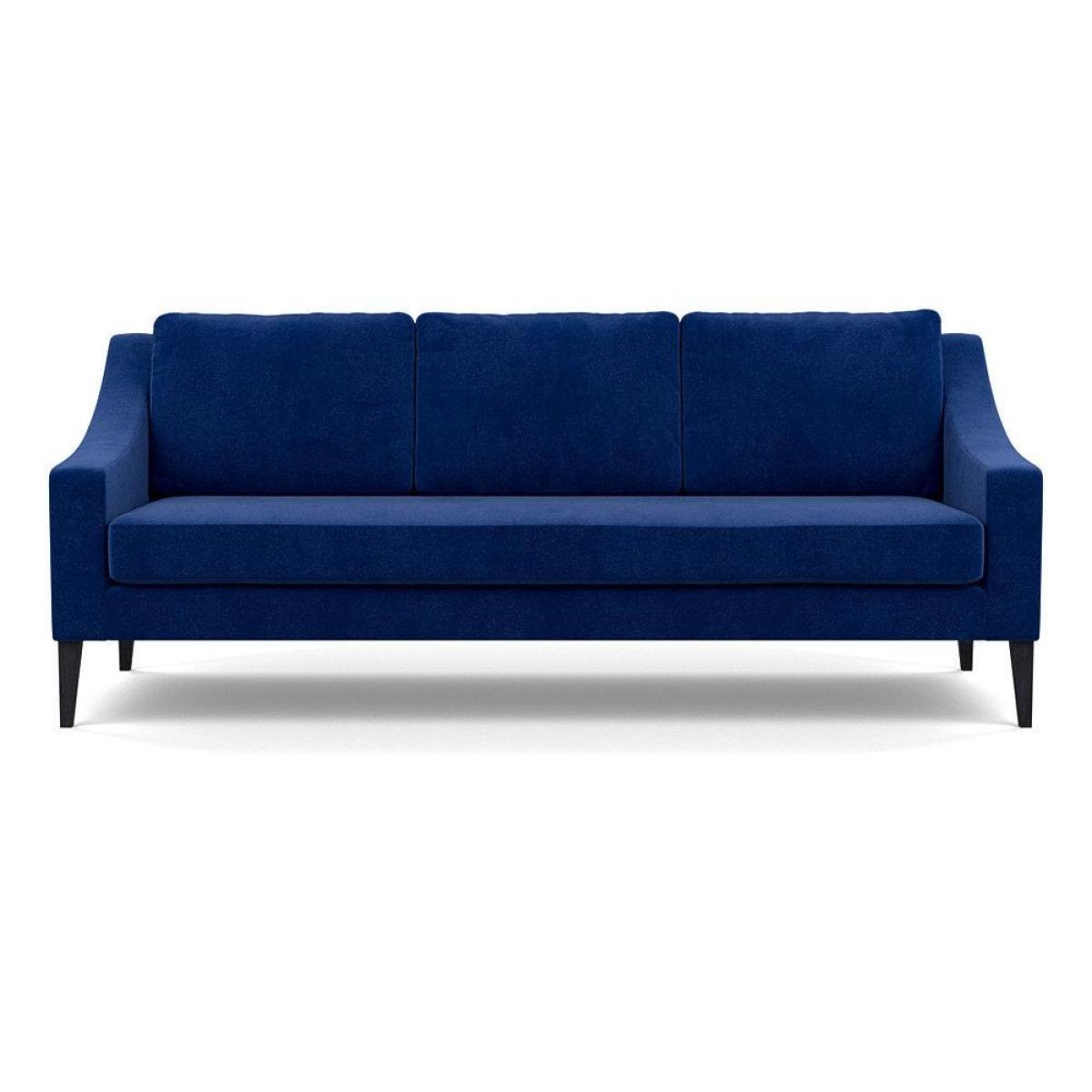 Heal's Eton Loveseat Smart Luxe Velvet Mushroom Black Feet - Heal's UK Furniture – image 25