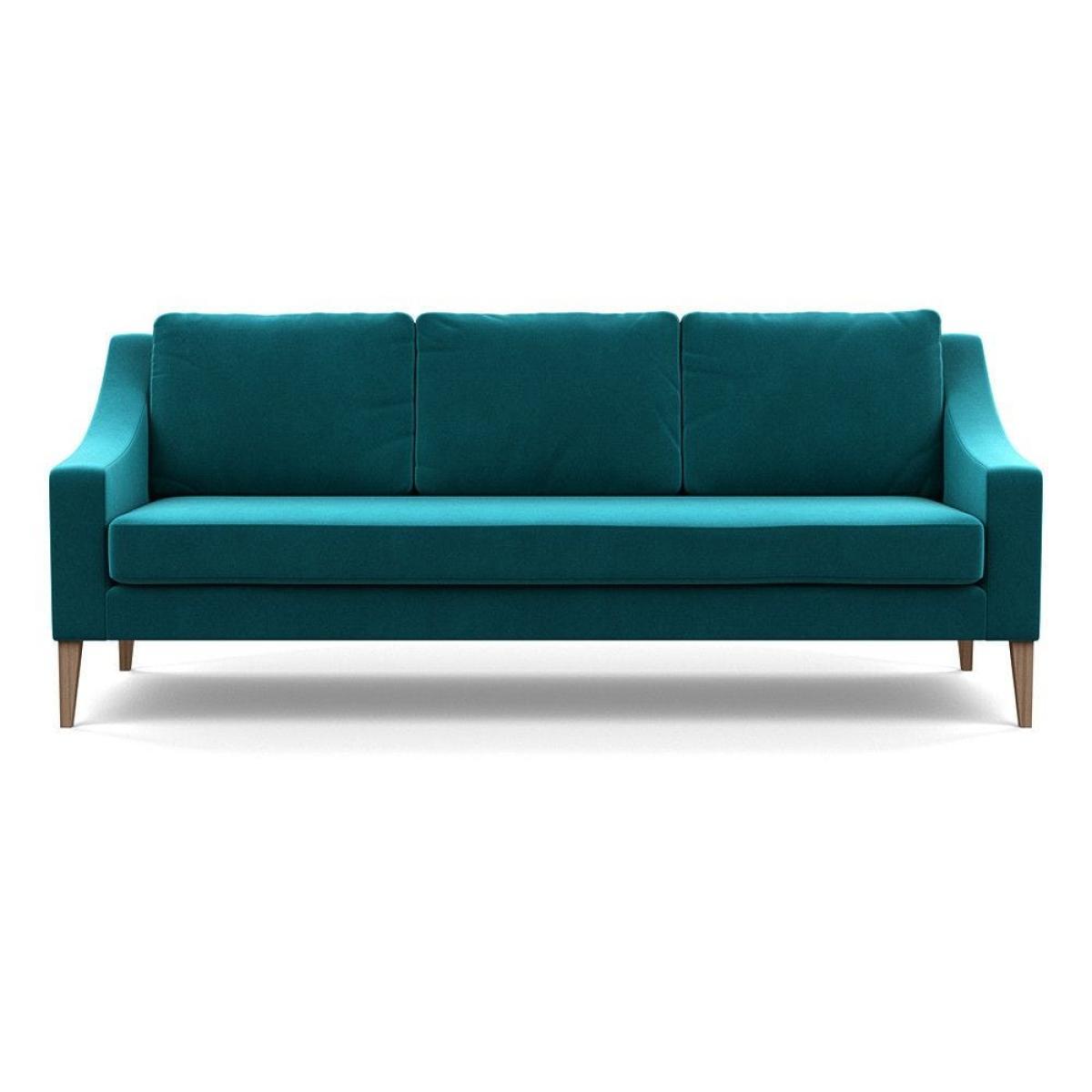 Heal's Eton Loveseat Smart Luxe Velvet Mushroom Black Feet - Heal's UK Furniture – image 30