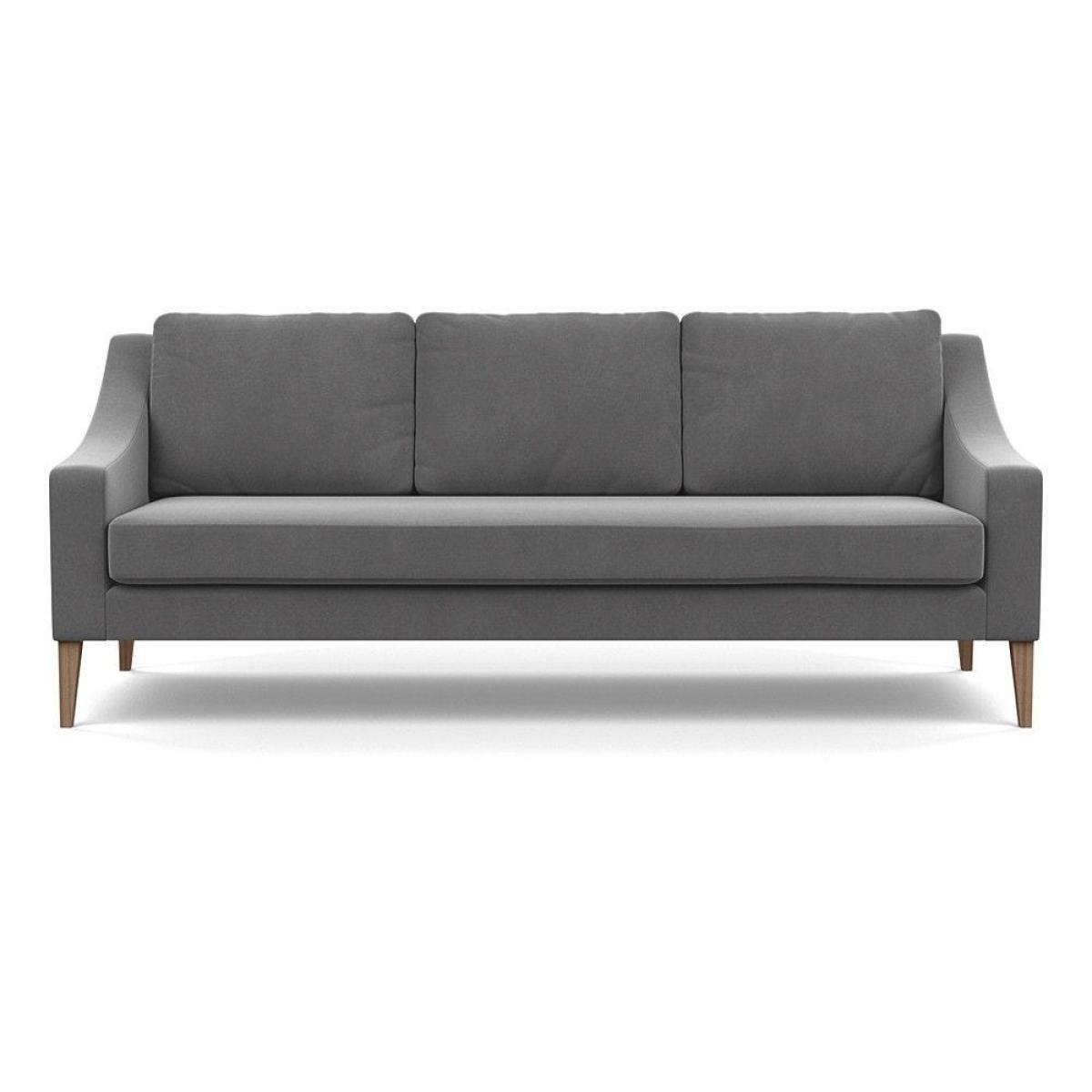 Heal's Eton Loveseat Smart Luxe Velvet Mushroom Black Feet - Heal's UK Furniture – image 38