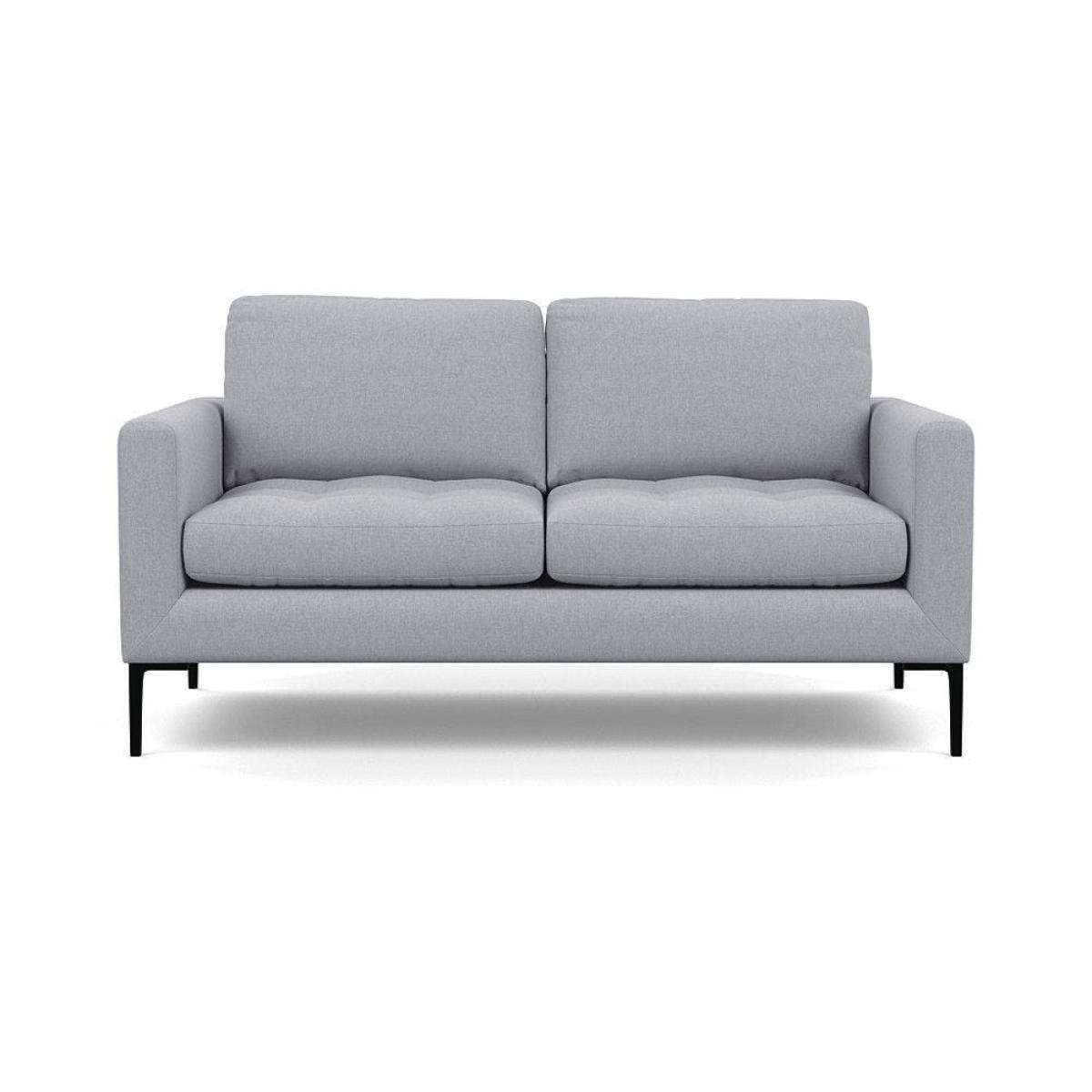 Heal's Eton Loveseat Smart Luxe Velvet Mushroom Black Feet - Heal's UK Furniture – image 41