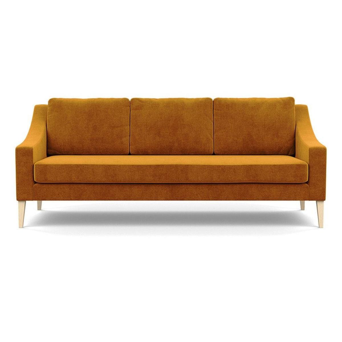 Heal's Eton Loveseat Smart Luxe Velvet Mushroom Black Feet - Heal's UK Furniture – image 44