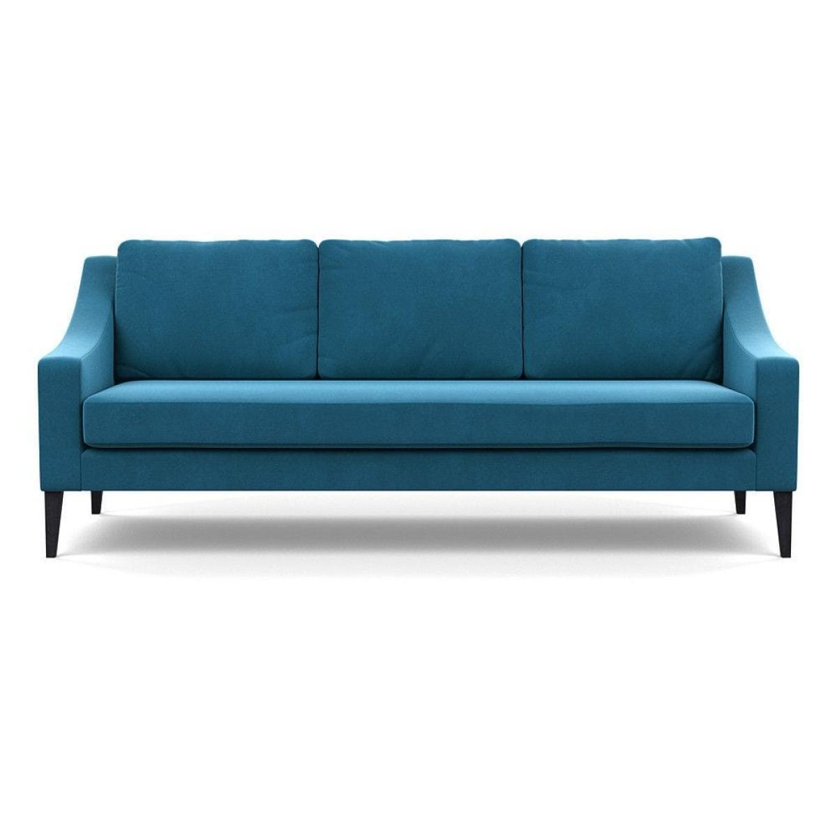 Heal's Eton Loveseat Smart Luxe Velvet Mushroom Black Feet - Heal's UK Furniture – image 45