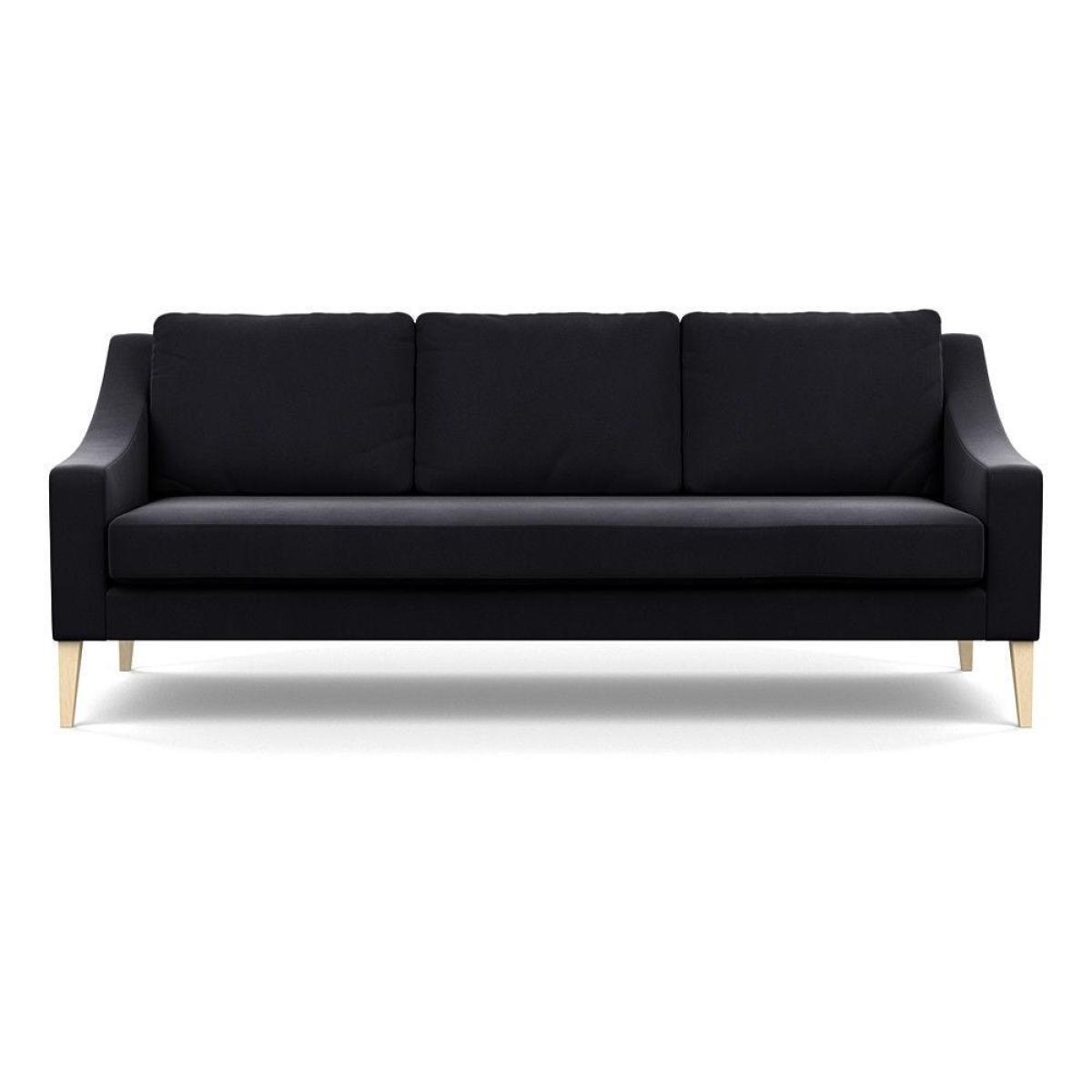 Heal's Eton Loveseat Smart Luxe Velvet Mushroom Black Feet - Heal's UK Furniture – image 59