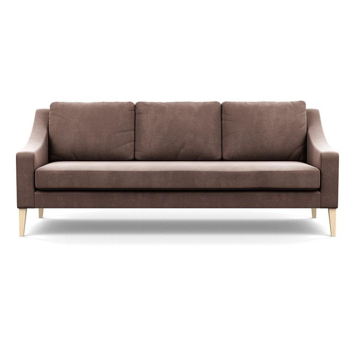 Heal's Eton Loveseat Smart Luxe Velvet Mushroom Black Feet - Heal's UK Furniture – image 61