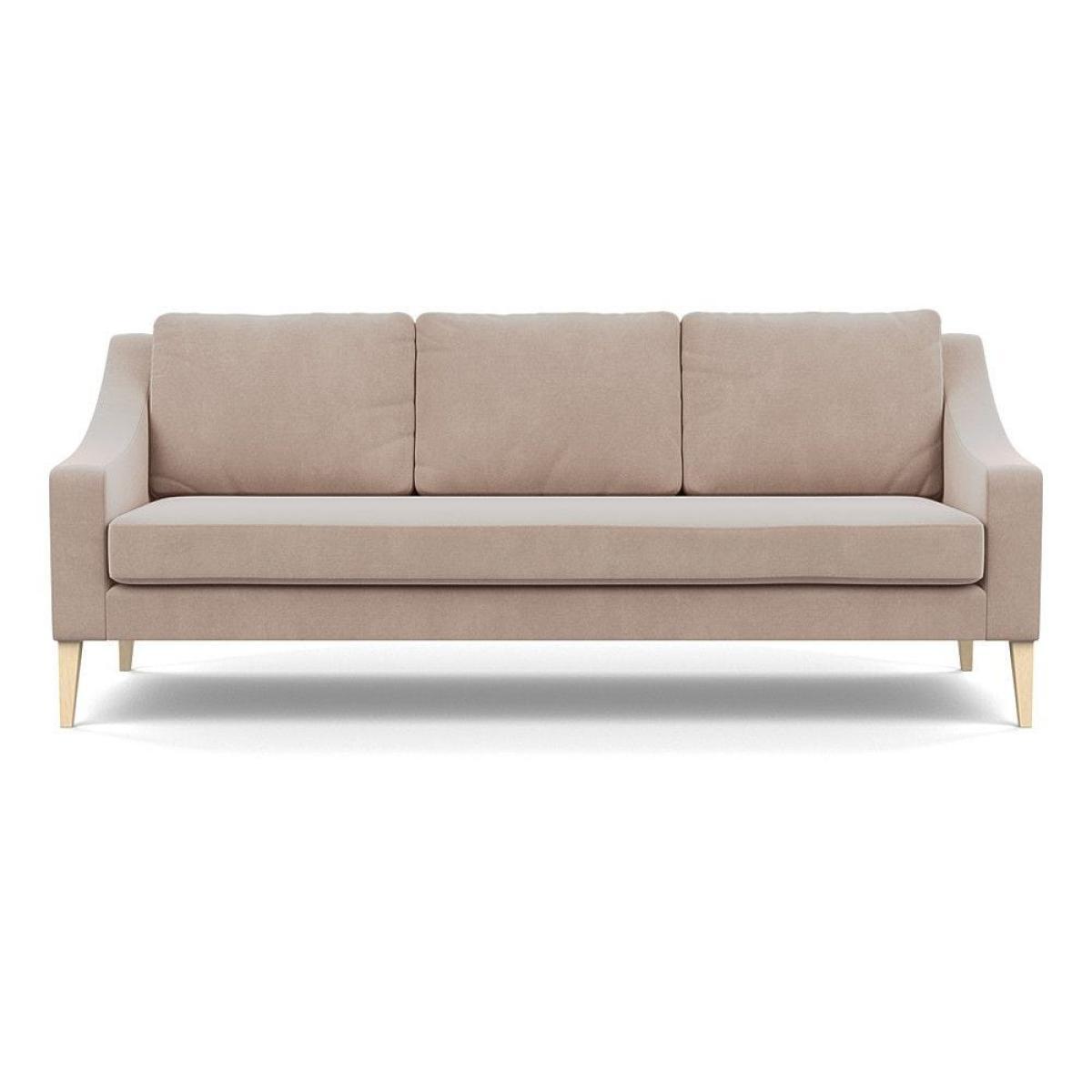 Heal's Eton Loveseat Smart Luxe Velvet Mushroom Black Feet - Heal's UK Furniture – image 69