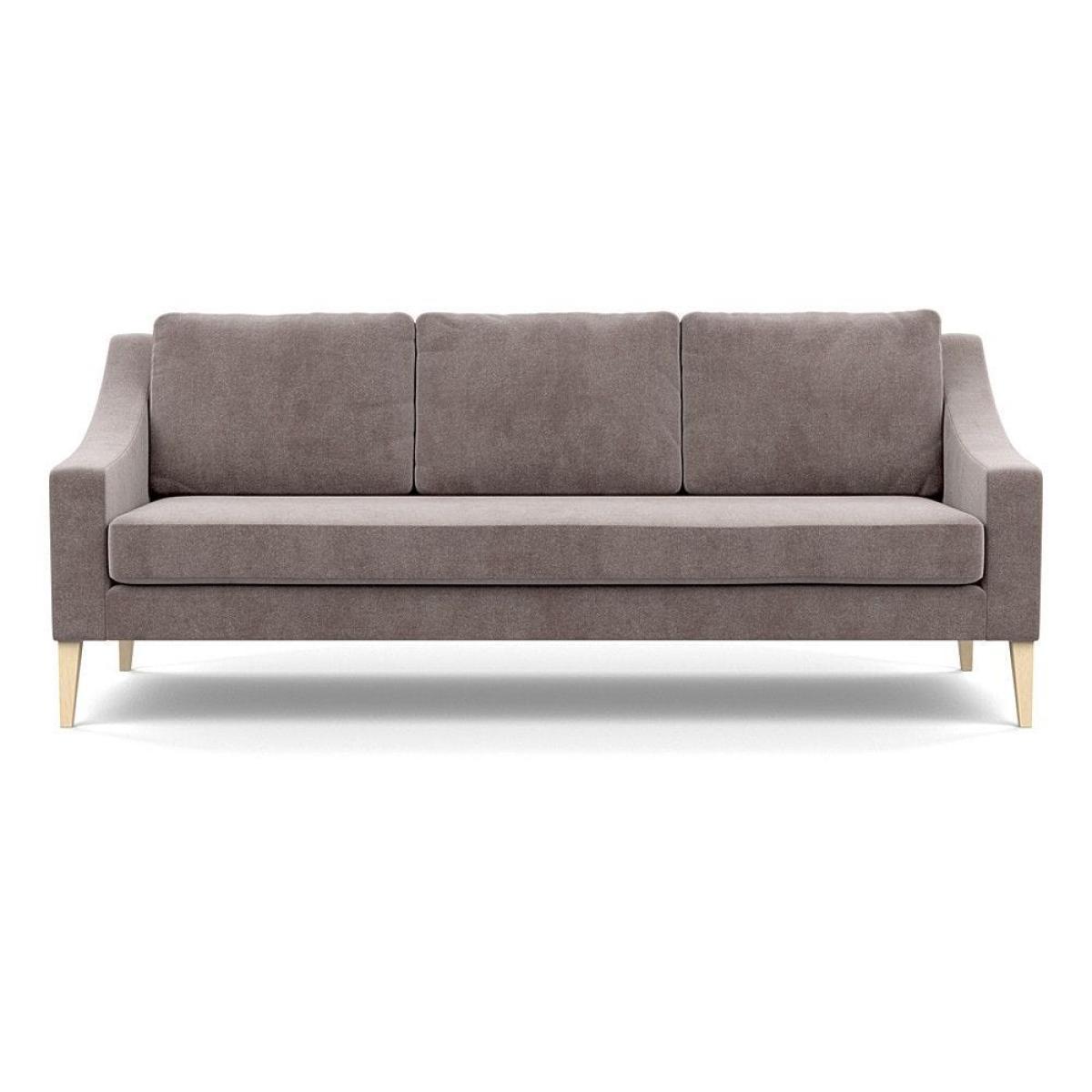 Heal's Eton Loveseat Smart Luxe Velvet Mushroom Black Feet - Heal's UK Furniture – image 90