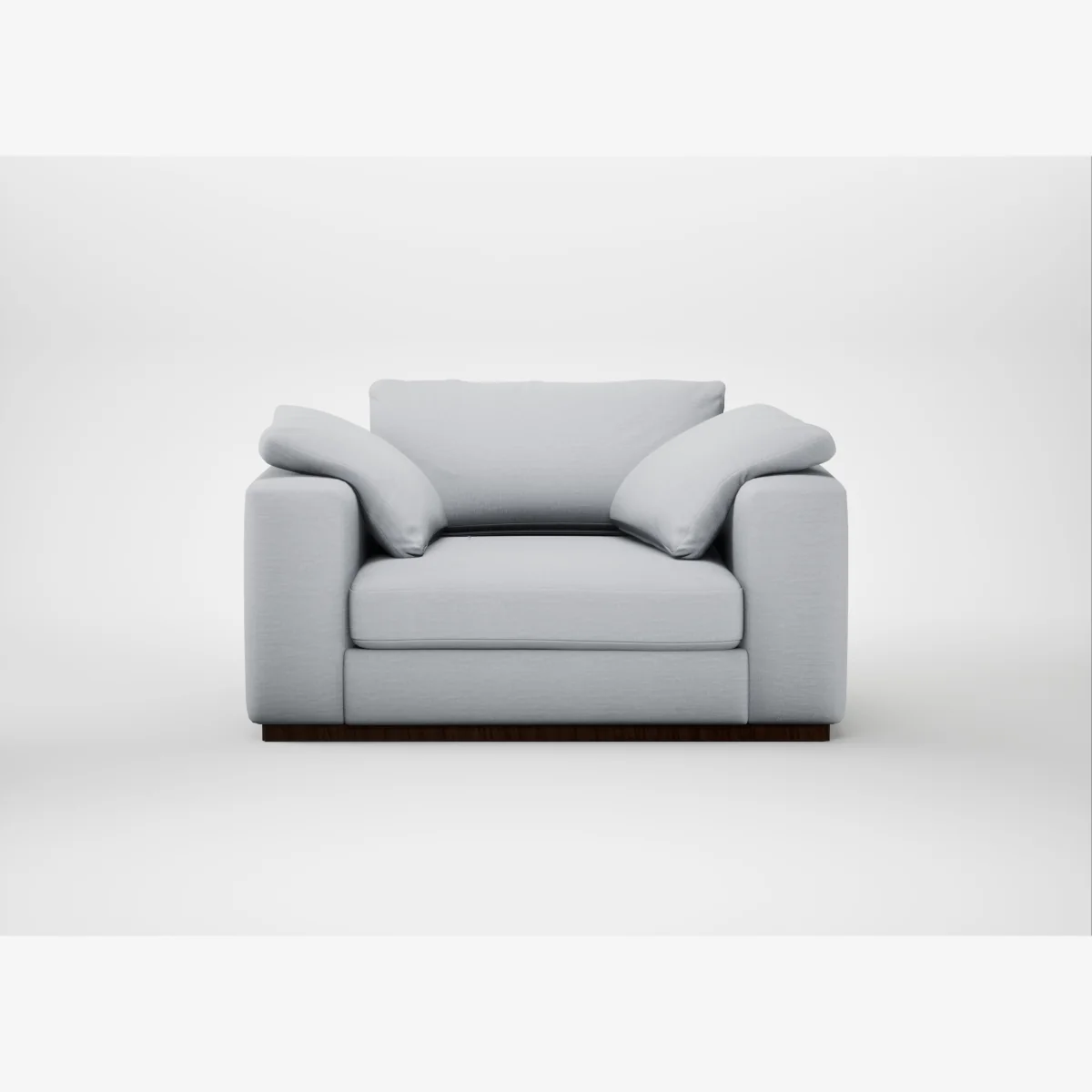 Heal's Trento Loveseat Broad Weave Tin – image 1