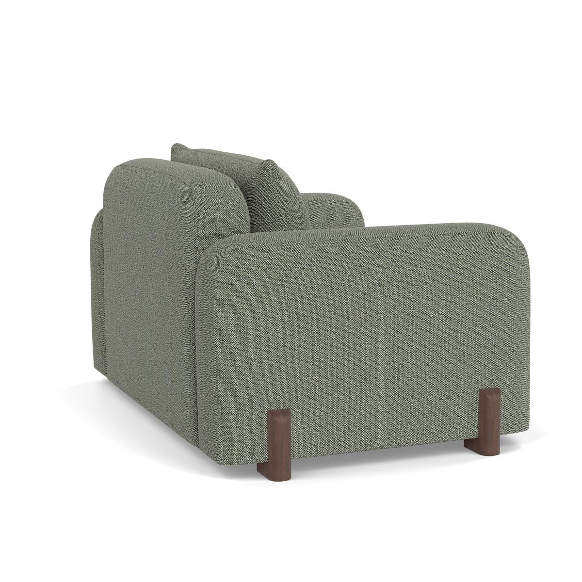 Heal's Nuvola Loveseat Boucle Tweed Lapis Natural Oak Feet – image 4
