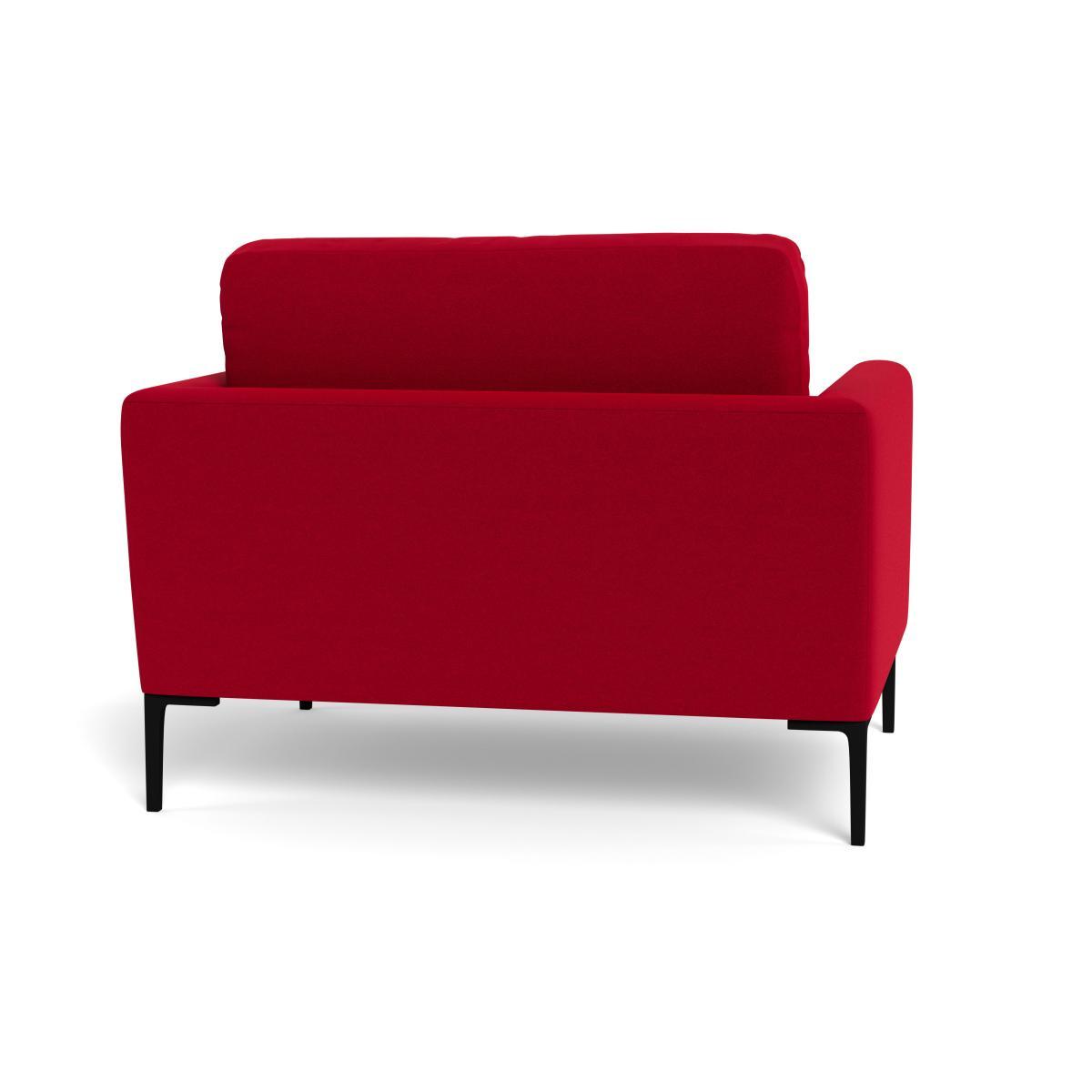 Heal's Eton Loveseat Melton Wool Red Oxide Black Feet - Heal's UK Furniture – image 5