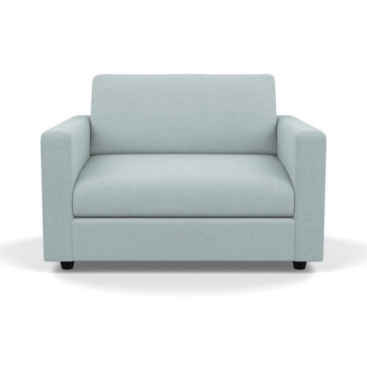 Heal's Nimbus II Loveseat Brushed Cotton Mist Black Feet – image 2