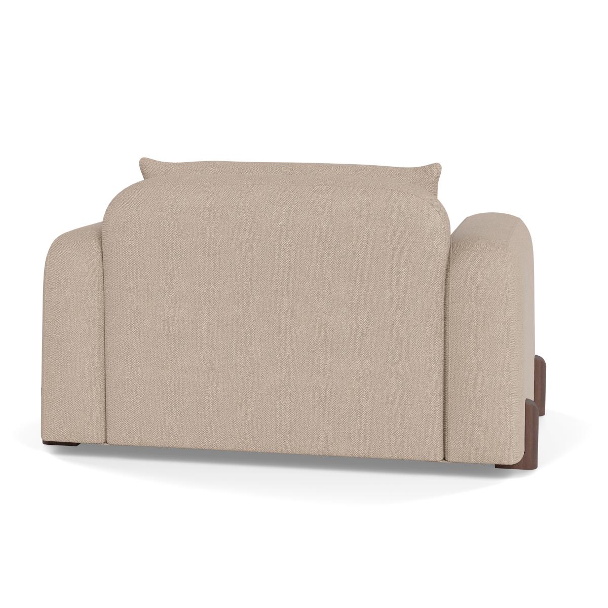 Heal's Nuvola Loveseat Boucle Tweed Pearl Black Beech Feet – image 5