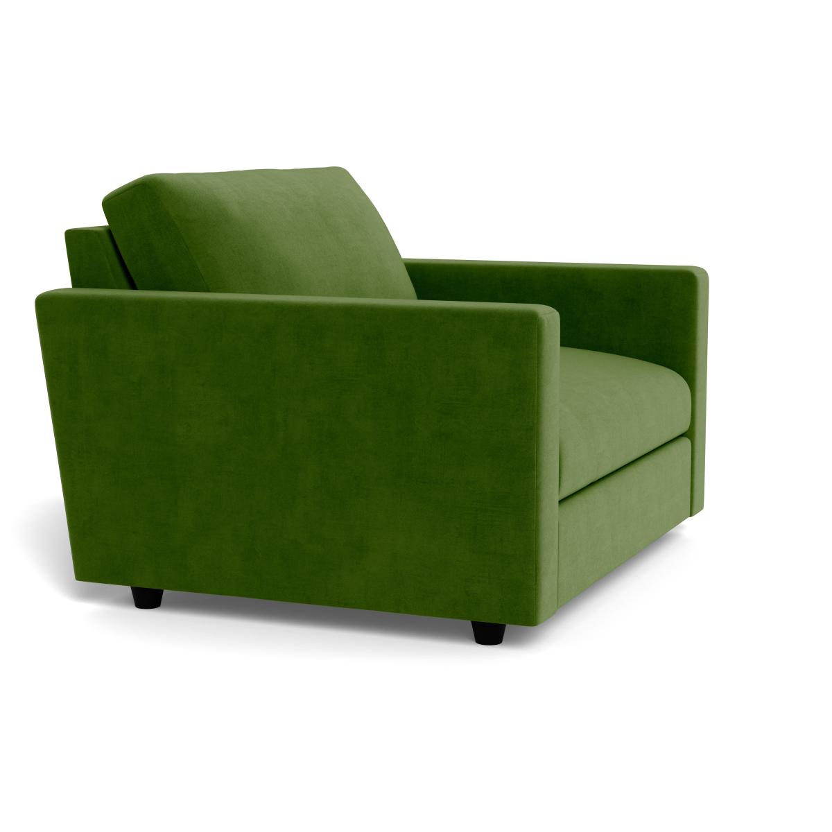 Heal's Nimbus II Loveseat Smart Luxe Velvet Grass Black Feet – image 3