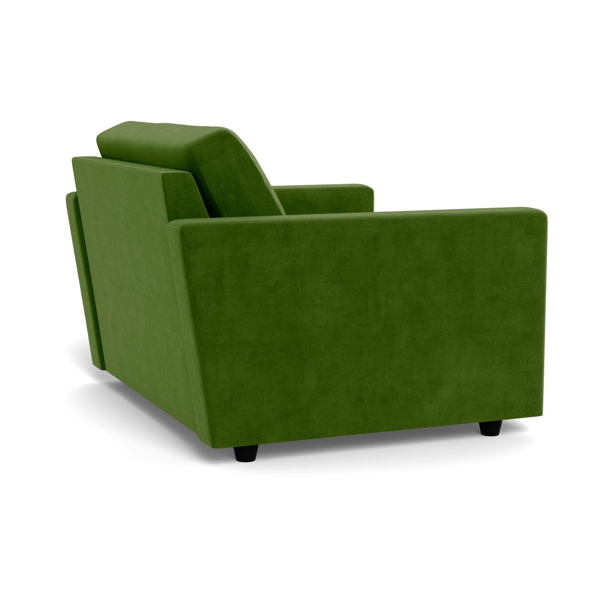 Heal's Nimbus II Loveseat Smart Luxe Velvet Grass Black Feet – image 5