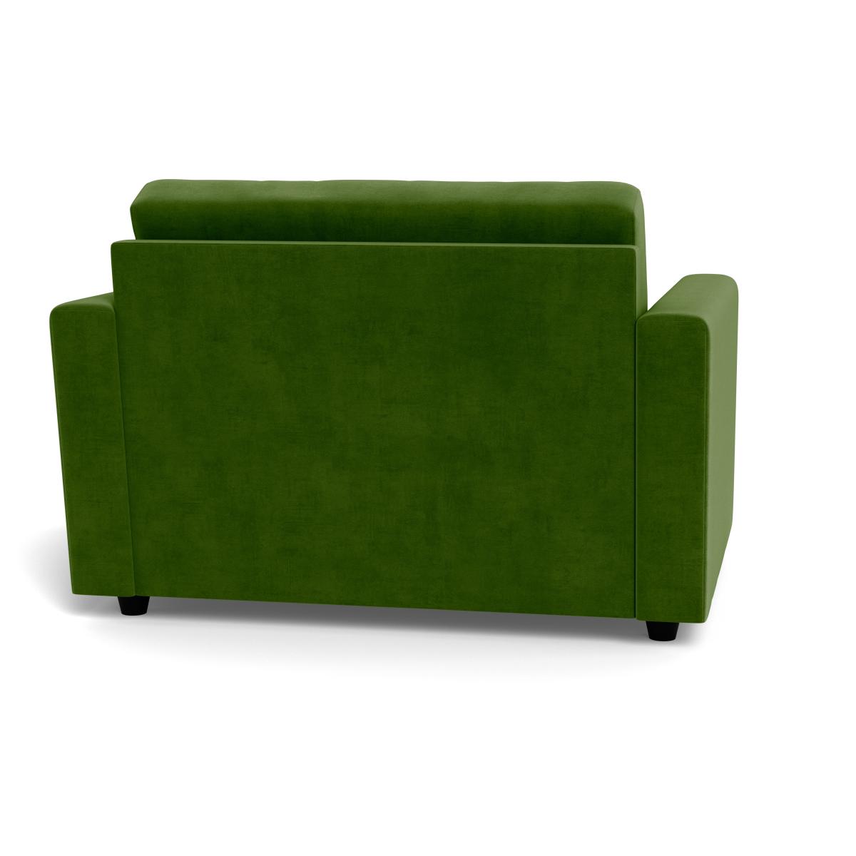 Heal's Nimbus II Loveseat Smart Luxe Velvet Grass Black Feet – image 6