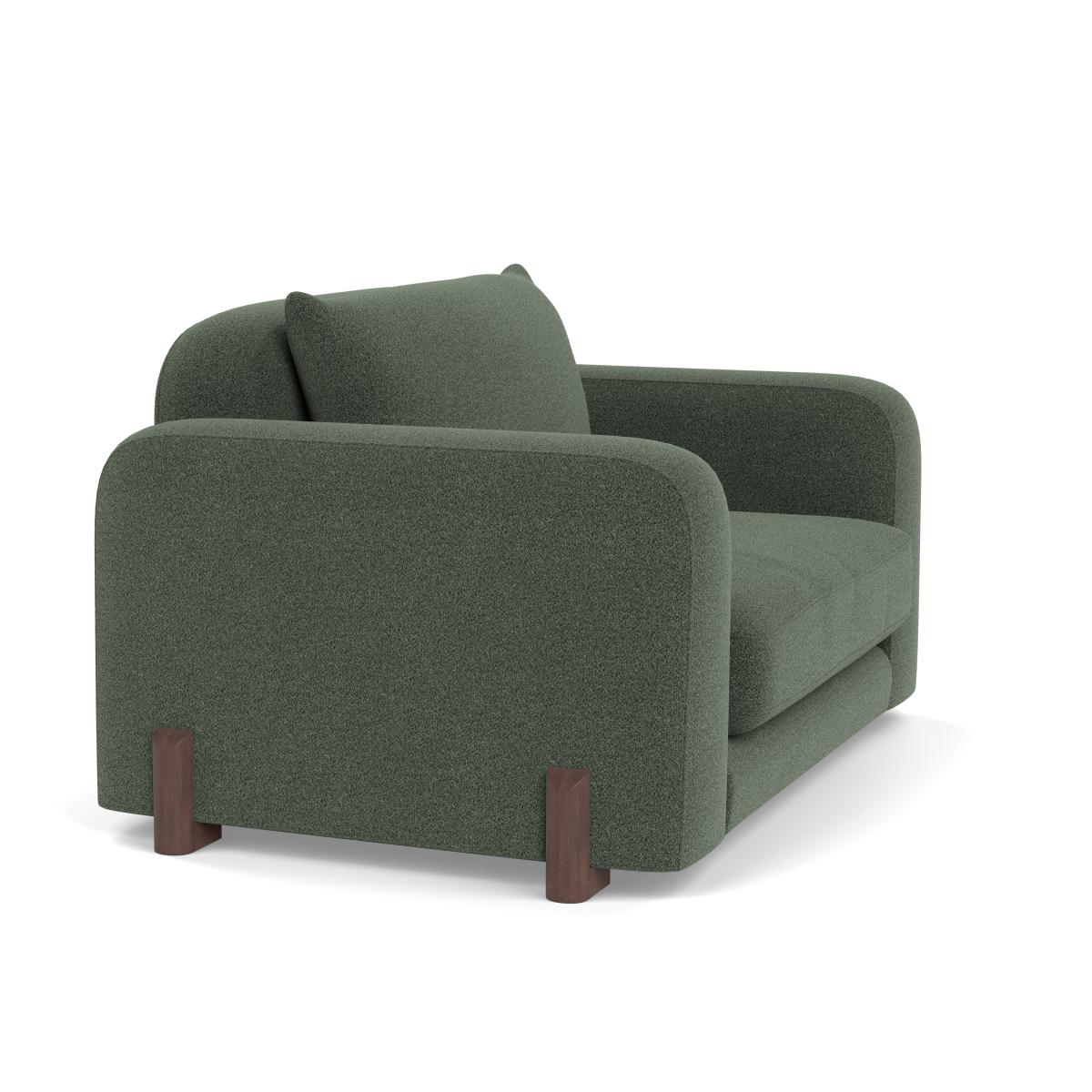 Heal's Nuvola Loveseat Boucle Fern Natural Oak Feet – image 2