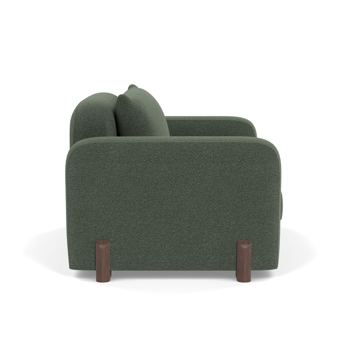 Heal's Nuvola Loveseat Boucle Fern Natural Oak Feet – image 3