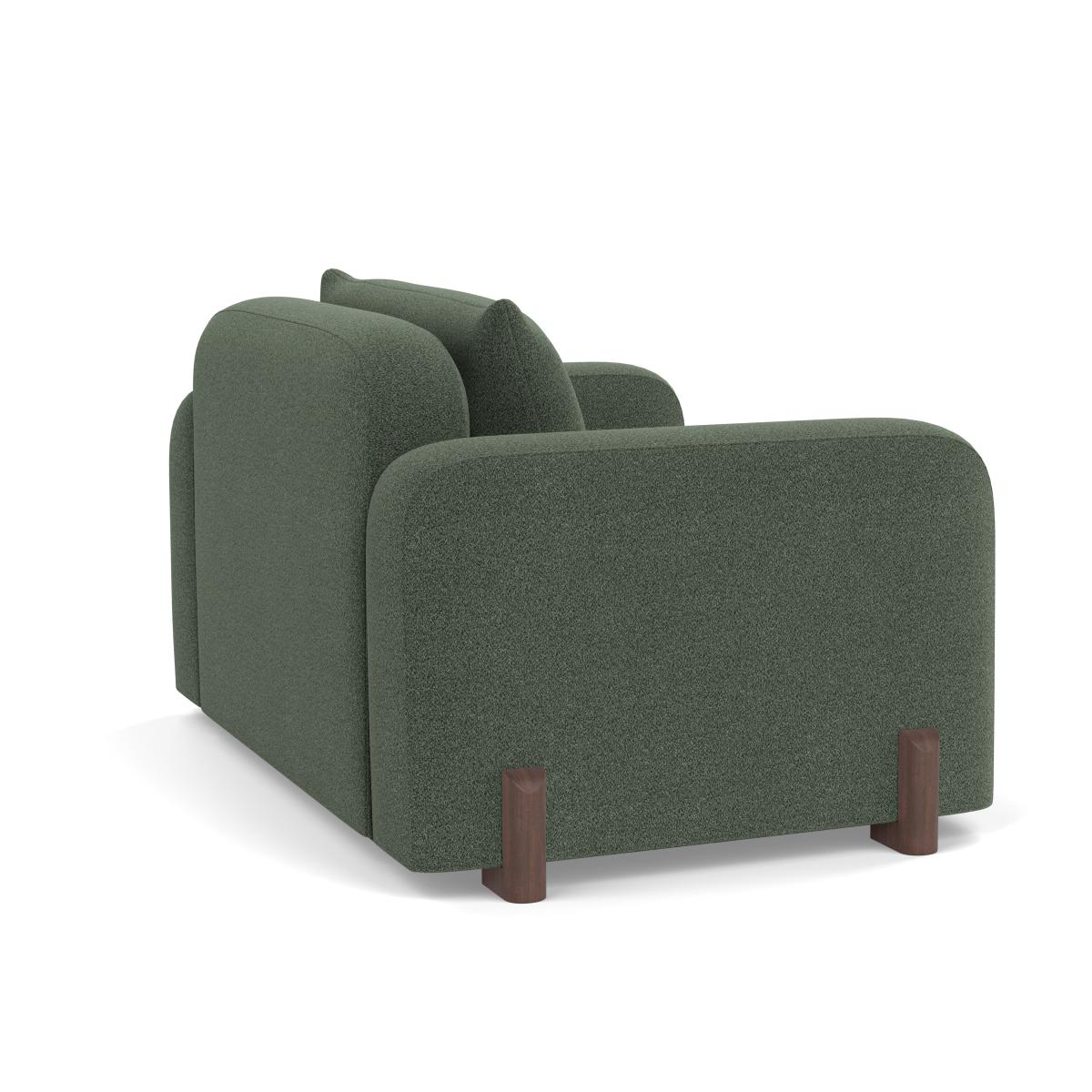 Heal's Nuvola Loveseat Boucle Fern Natural Oak Feet – image 4
