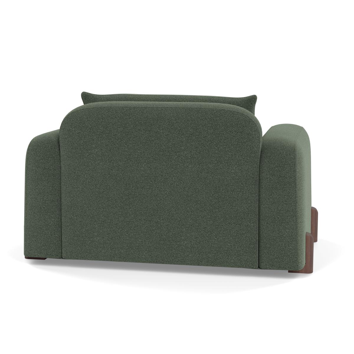 Heal's Nuvola Loveseat Boucle Fern Natural Oak Feet – image 5